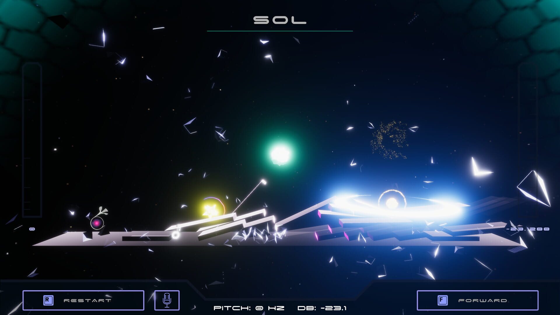 Vocal Space Shooter screenshot 1