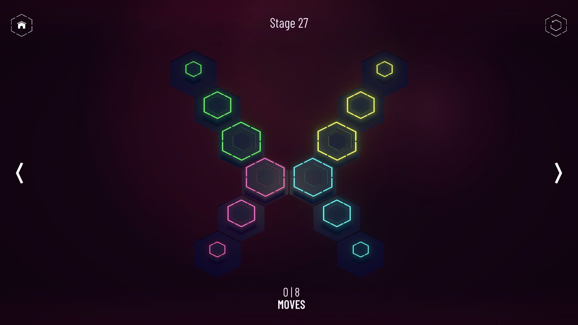 Hanoi Puzzles: Solid Match screenshot 1