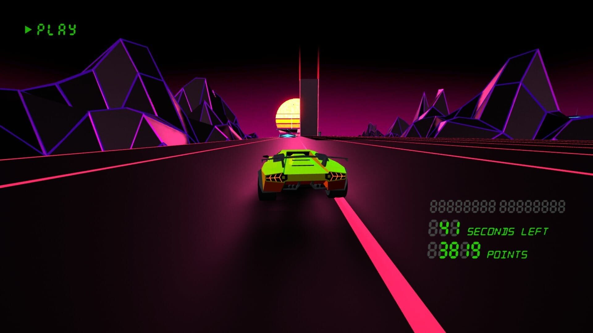 Retrowave Drive screenshot 1