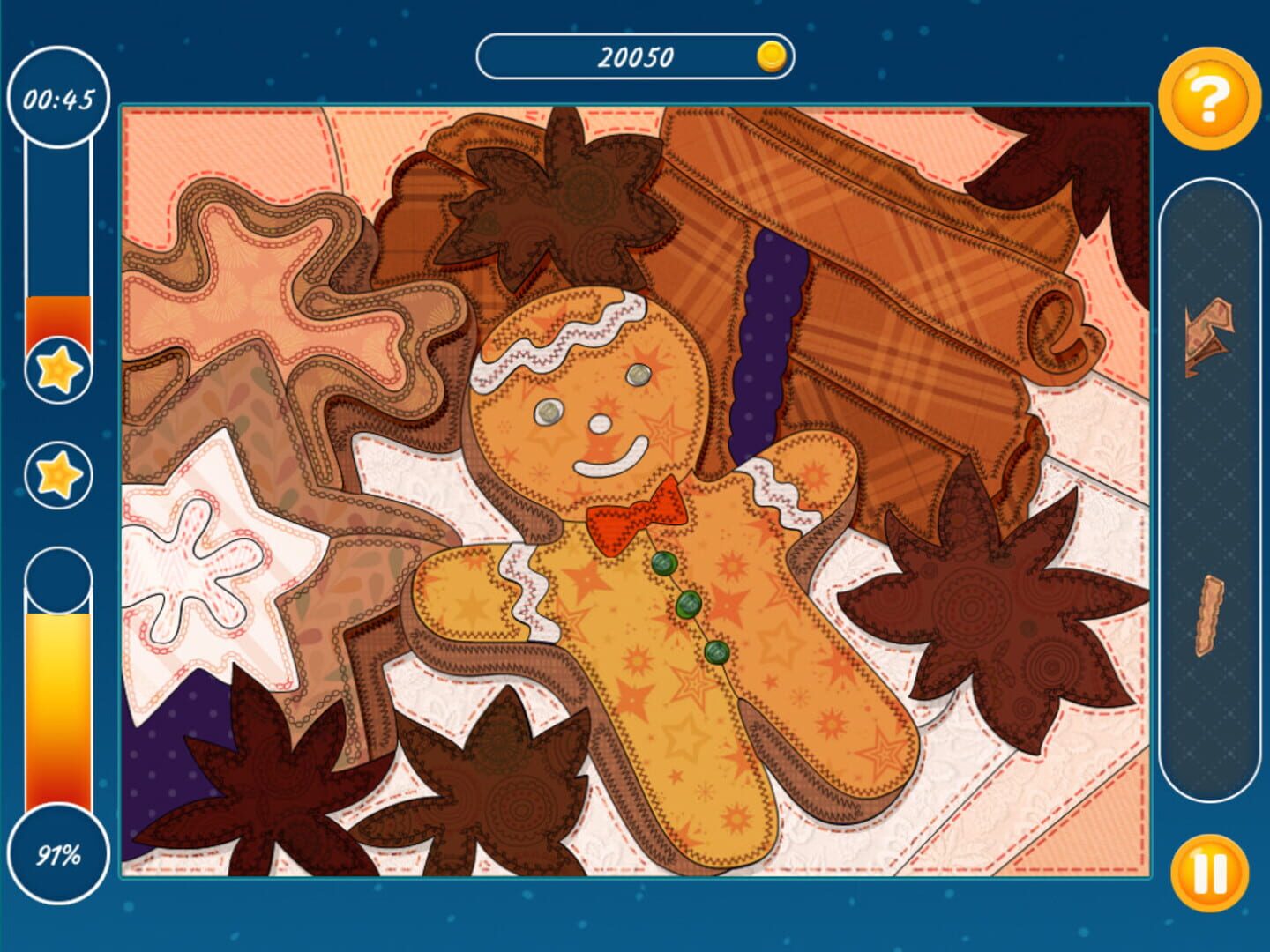Christmas Mosaic Puzzle screenshot 1