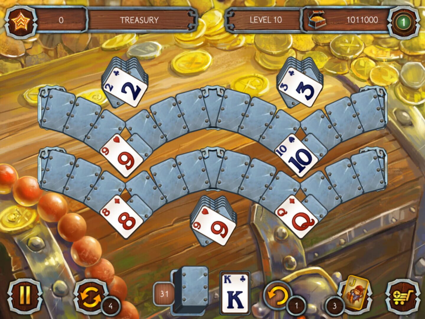 Solitaire Legend of the Pirates 3 screenshot 1