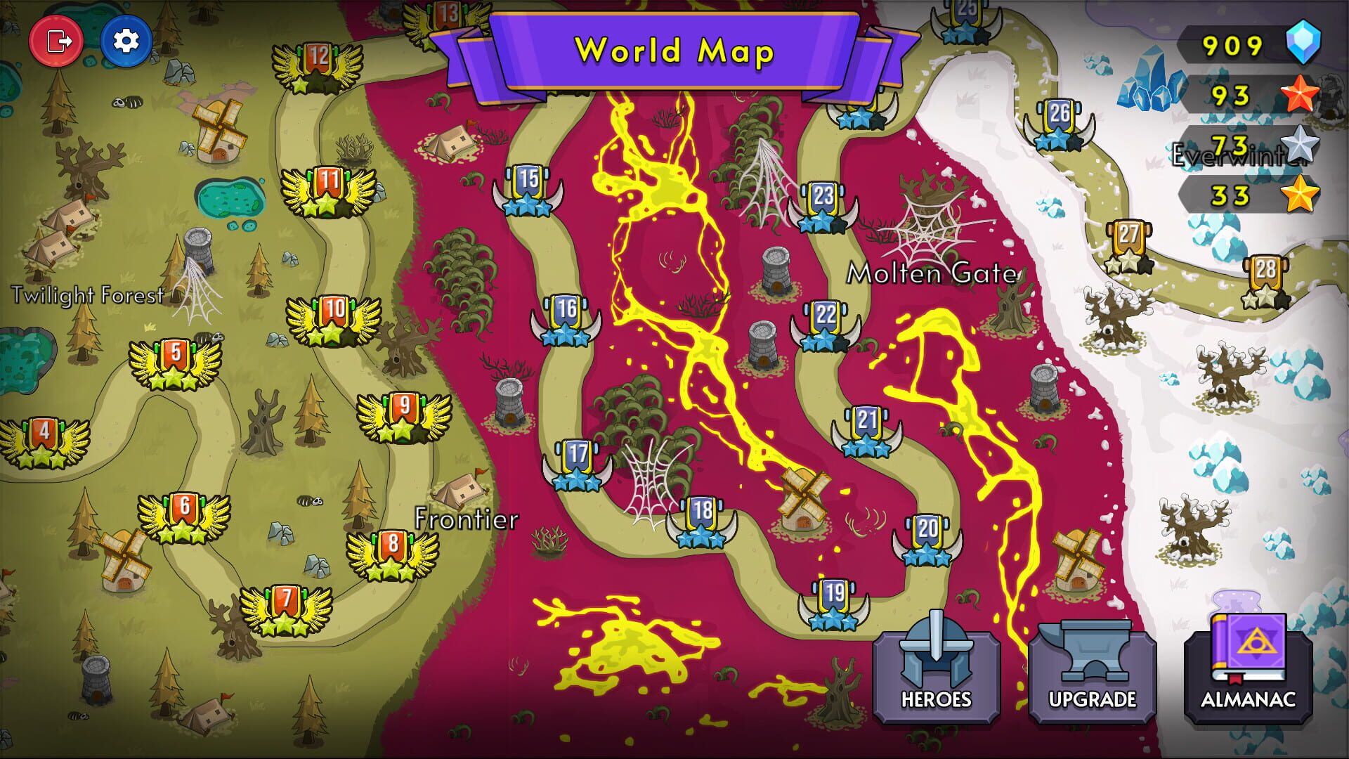 Beautiful Mystic Defenders screenshot 1