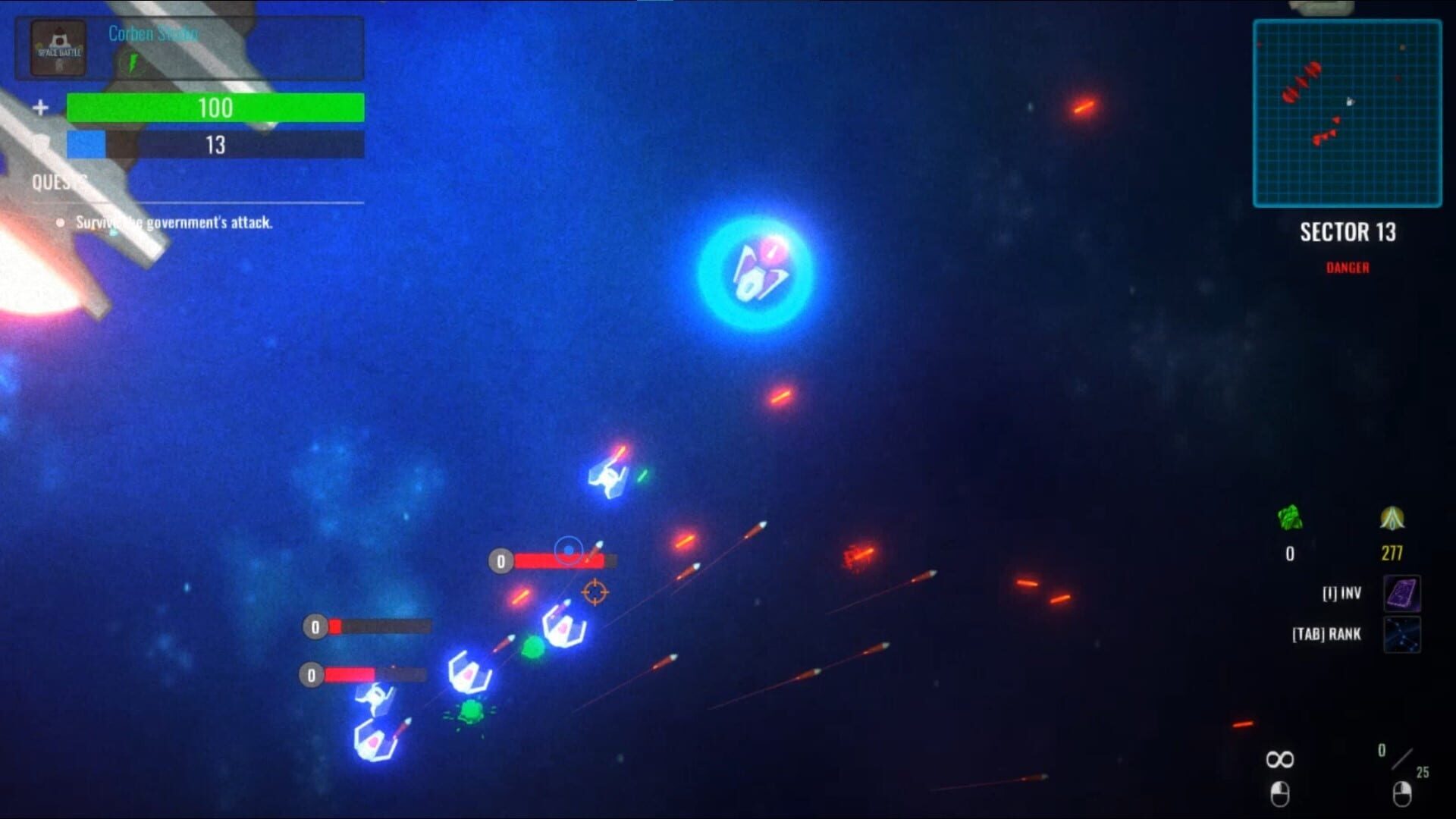 Space Battle screenshot 1