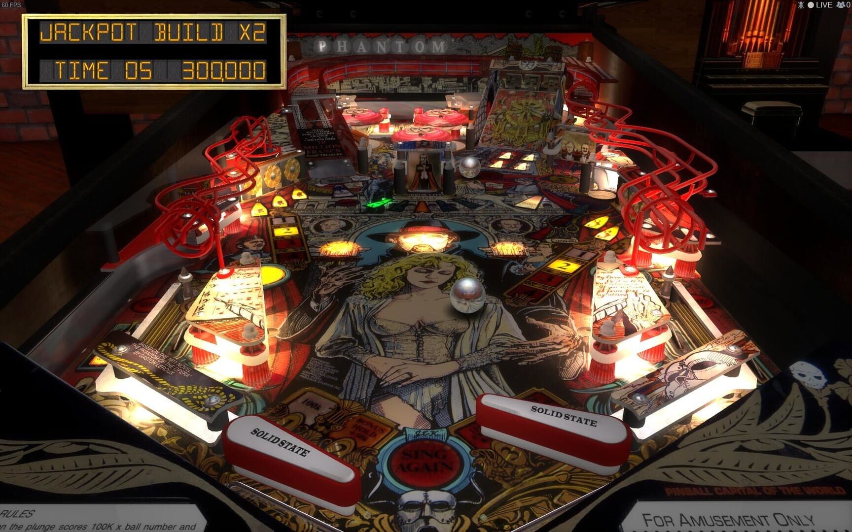 Stern Pinball Arcade: Phantom of the Opera screenshot 1
