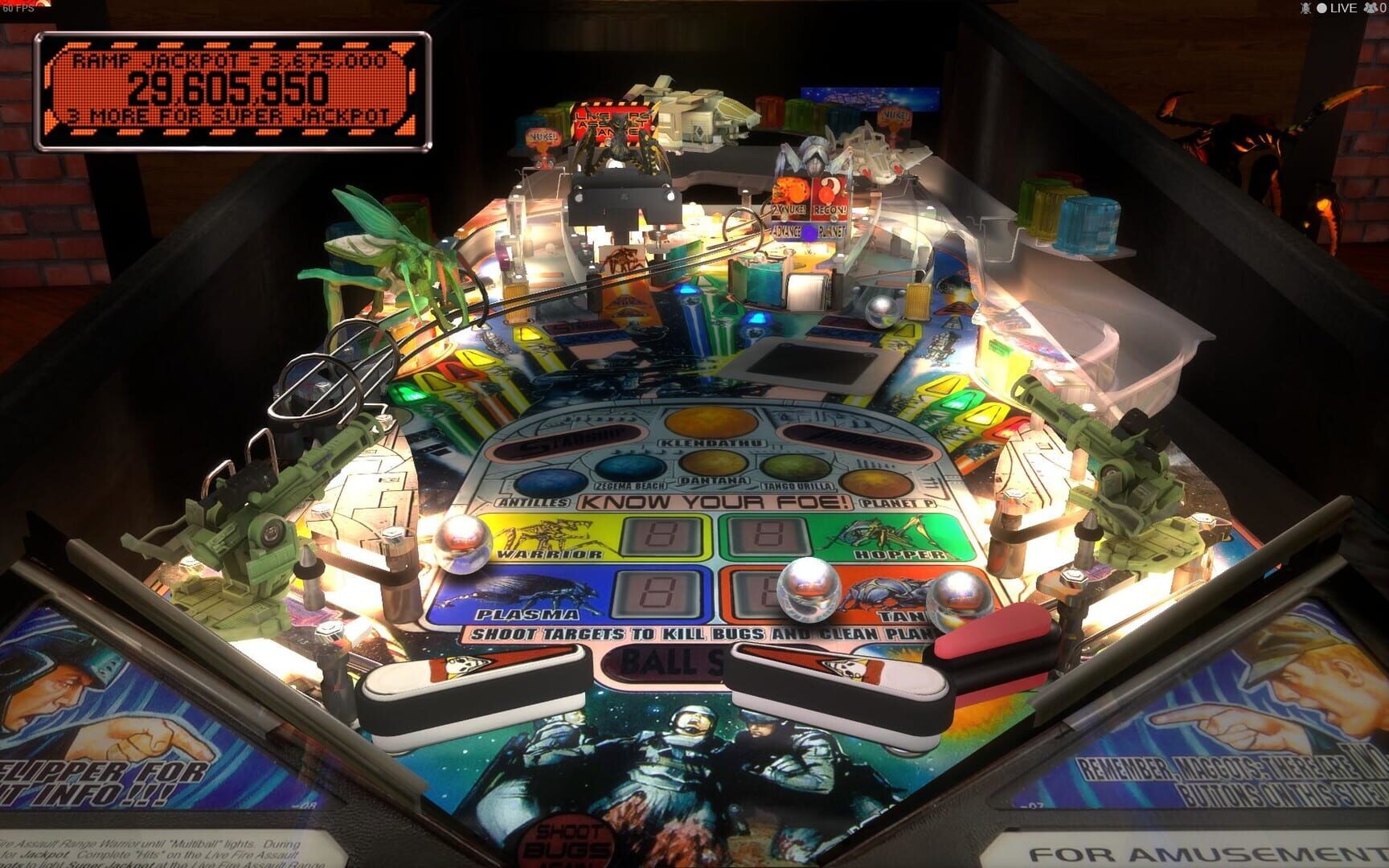 Stern Pinball Arcade: Starship Troopers screenshot 1