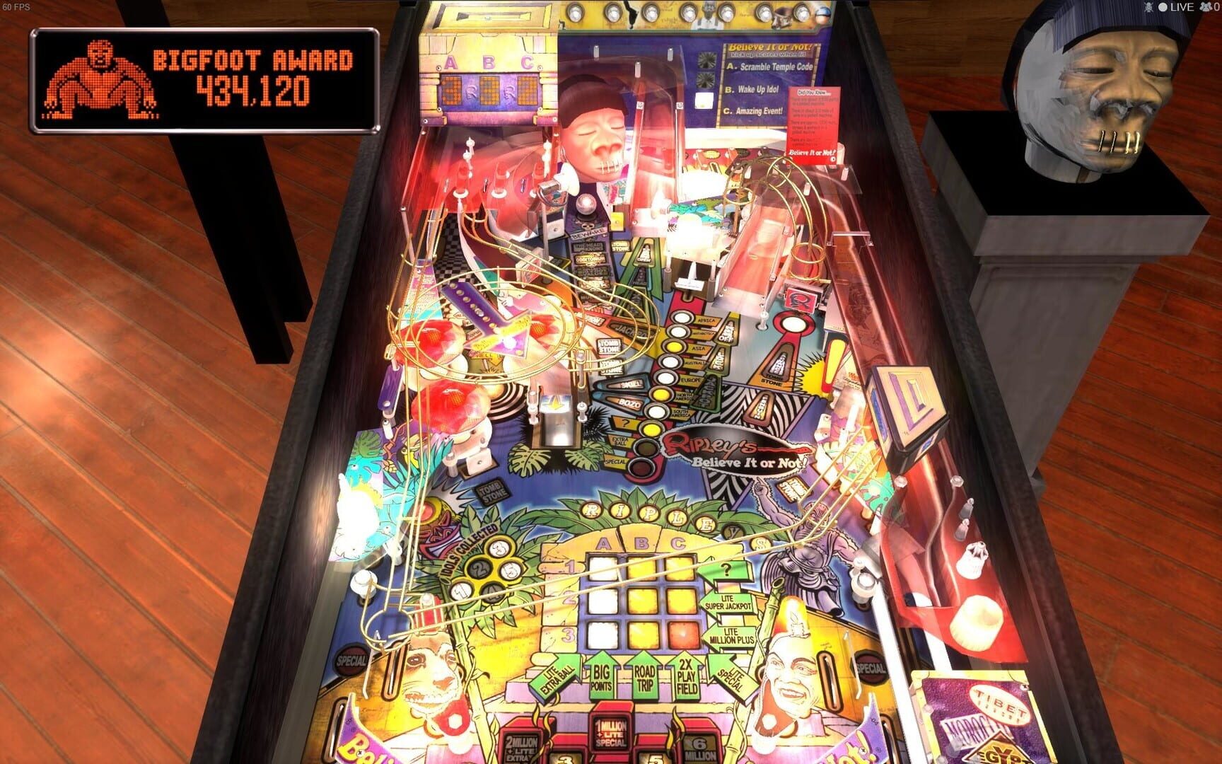 Stern Pinball Arcade: Ripley's Believe It or Not! screenshot 1