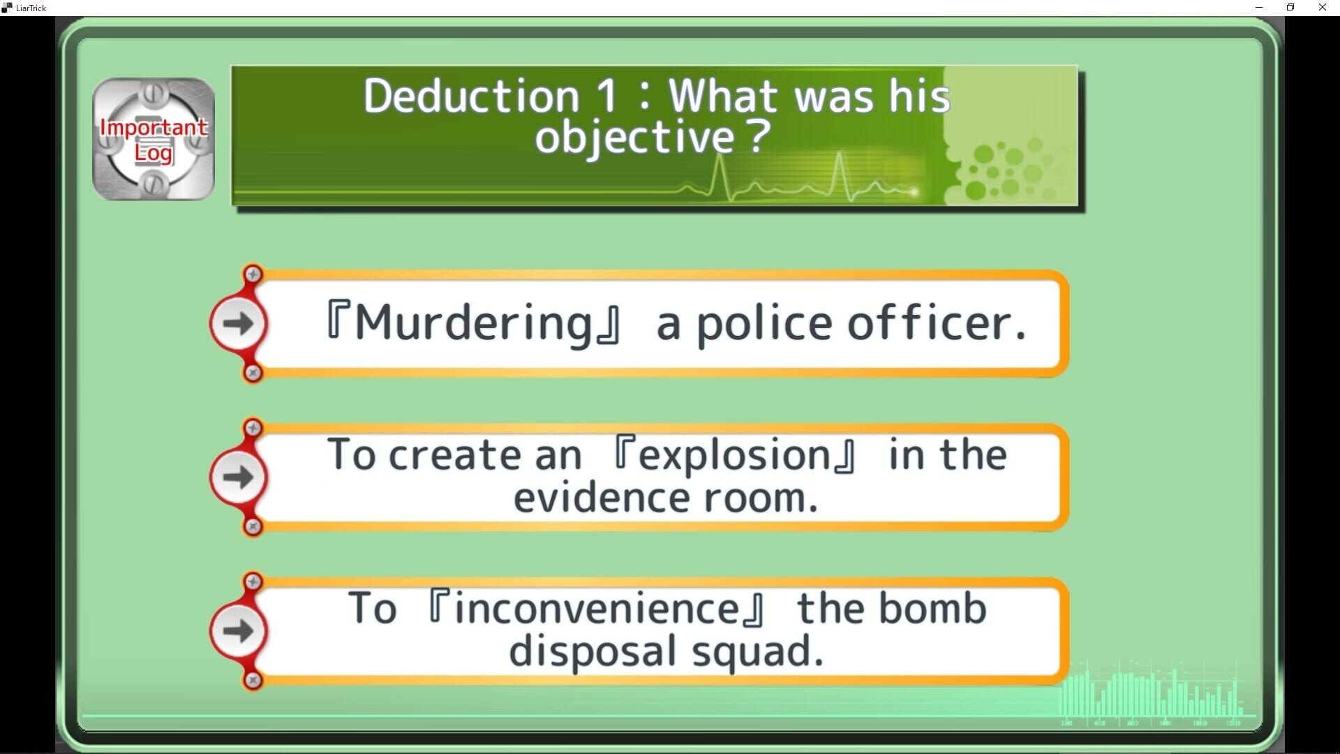 Liar Trick: Psychological Crime Mystery screenshot 1