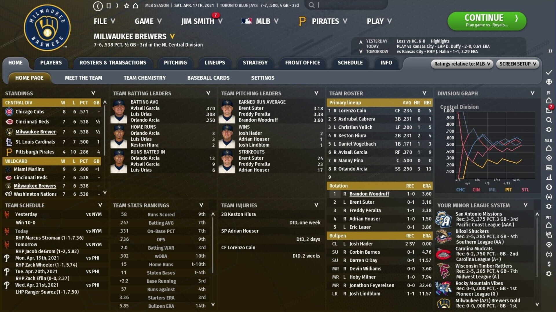 Out of the Park Baseball 22 screenshot 1