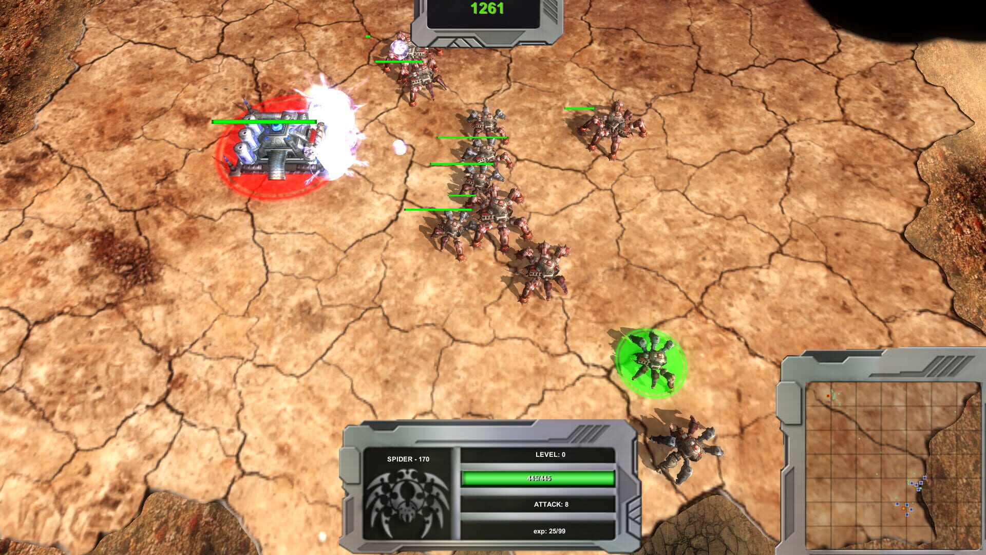 Spider-Robots War screenshot 1