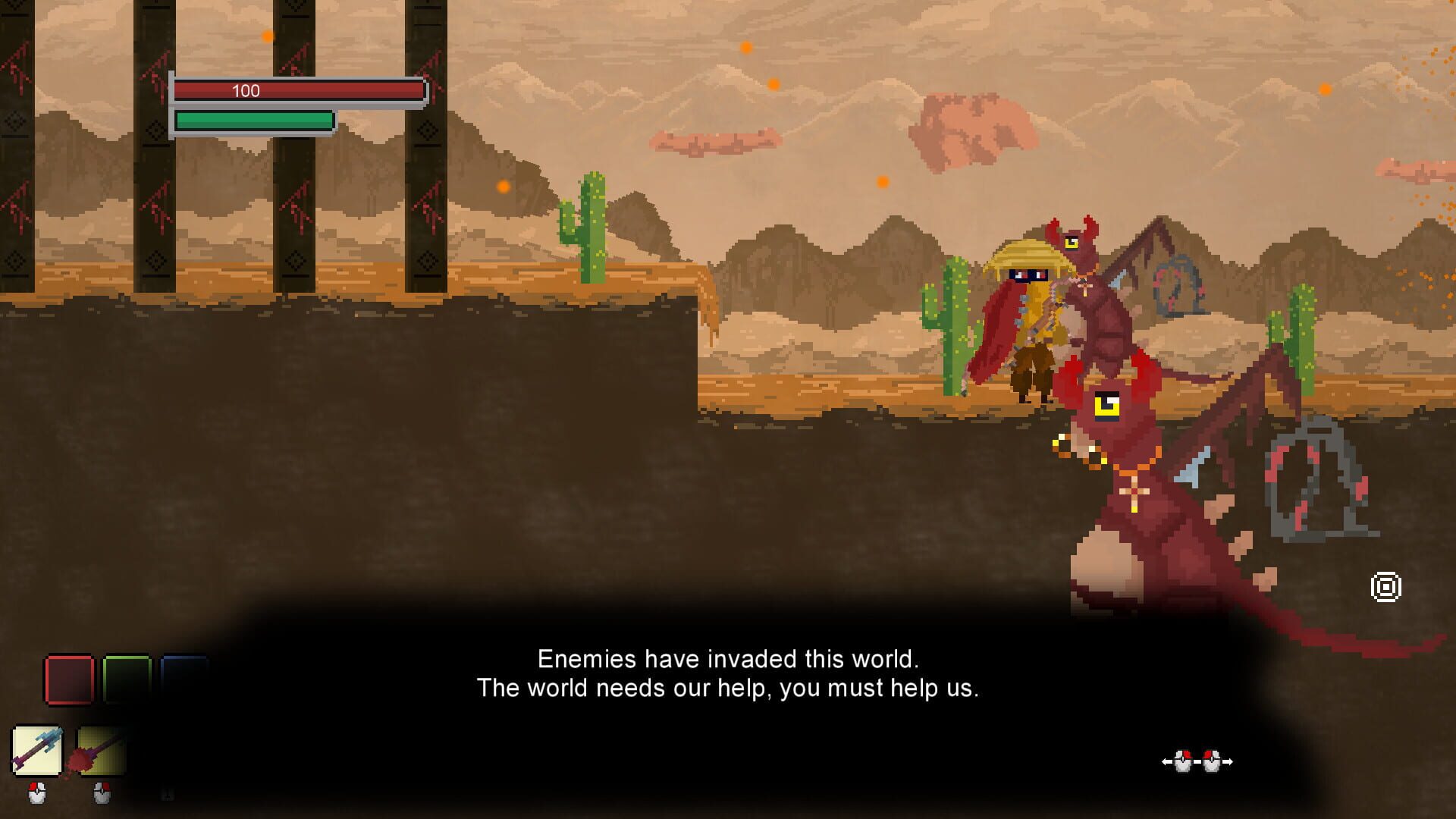 Mysterious warrior screenshot 1