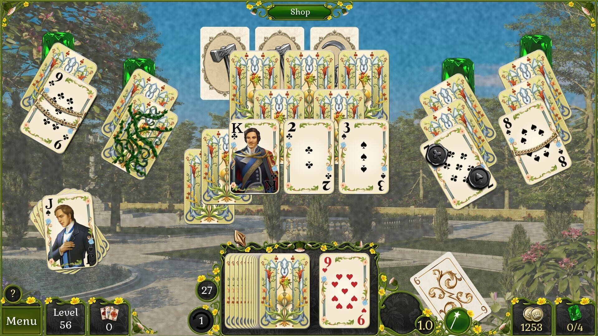 Jewel Match Solitaire: Summertime screenshot 1