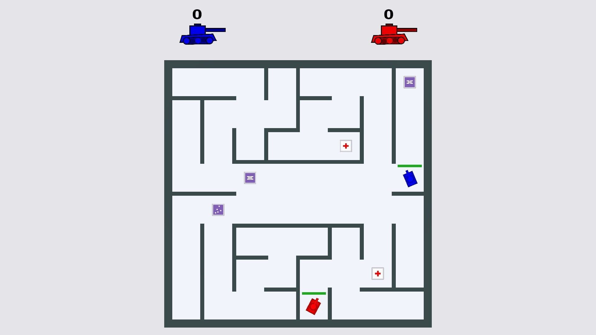 Tanks in Labyrinth screenshot 1