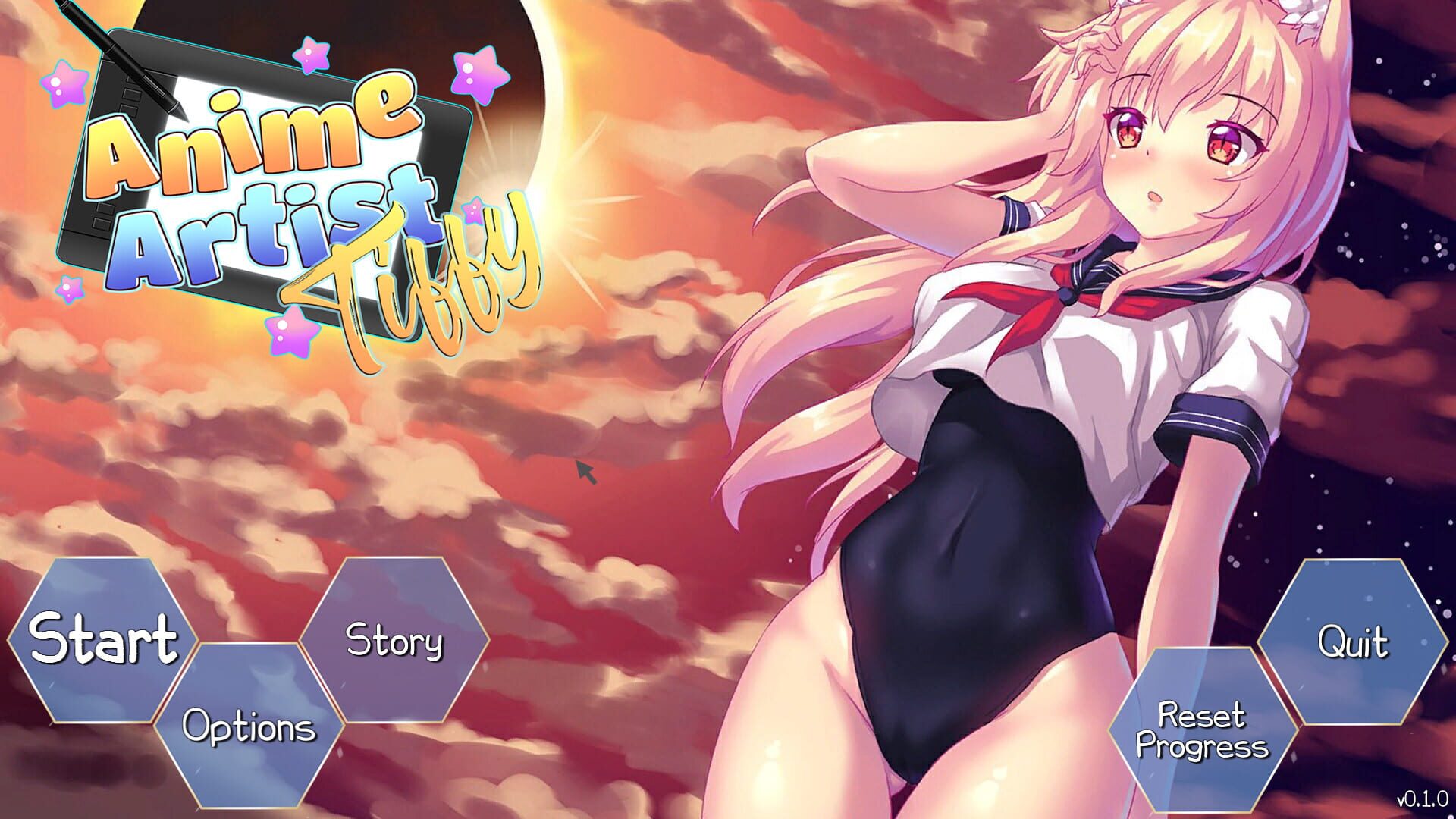 Anime Artist: Tiffy’s Notty Secret screenshot 1