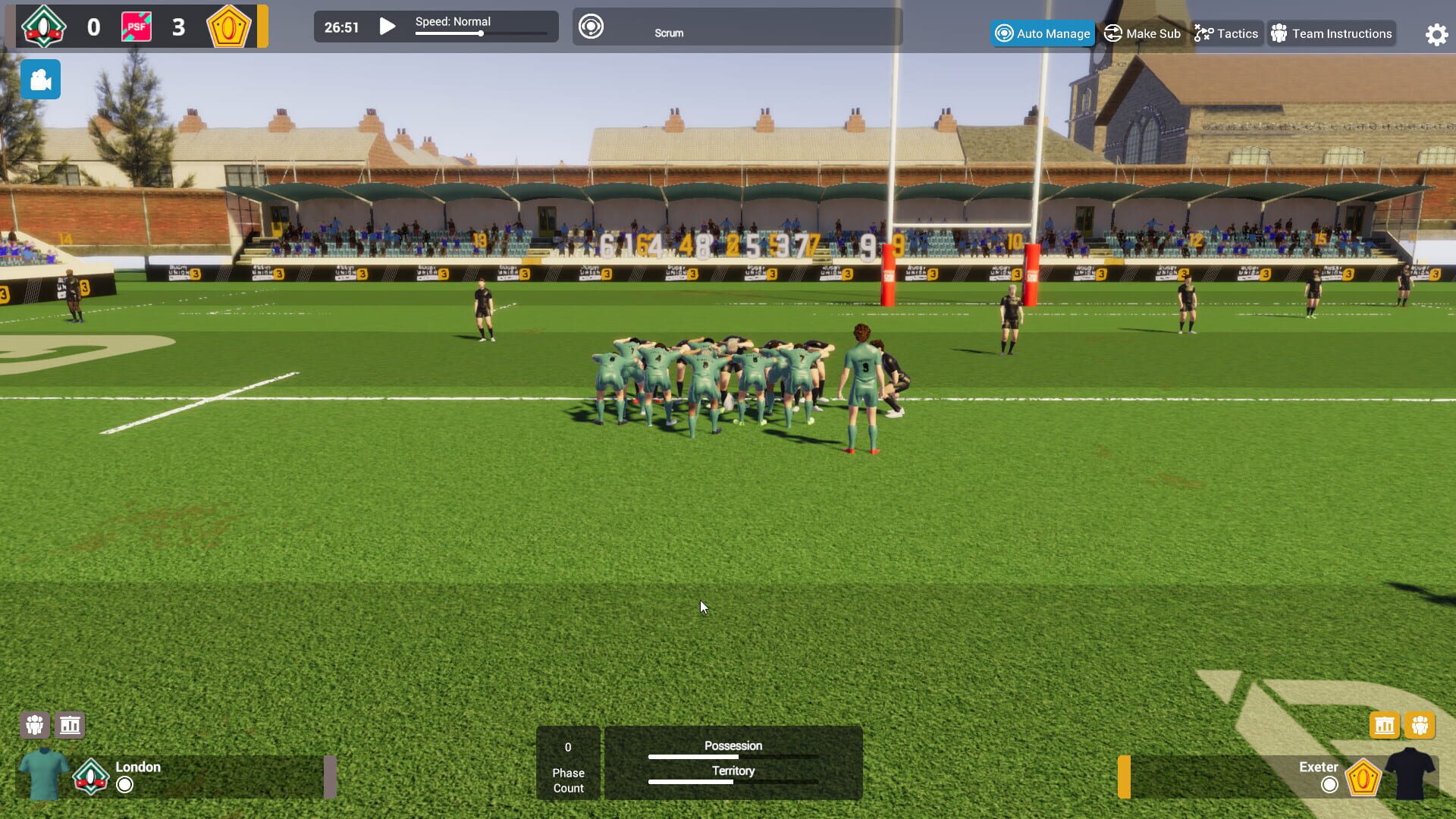 Rugby Union Team Manager 3 screenshot 1