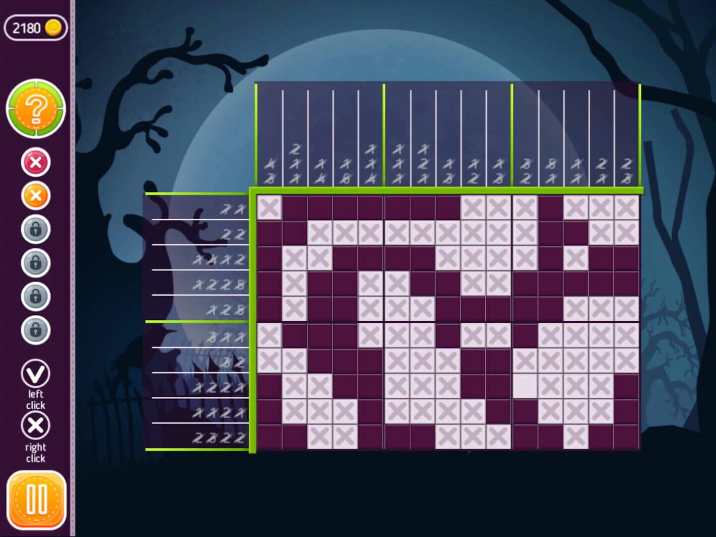 Halloween Riddles Mysterious Griddlers screenshot 1