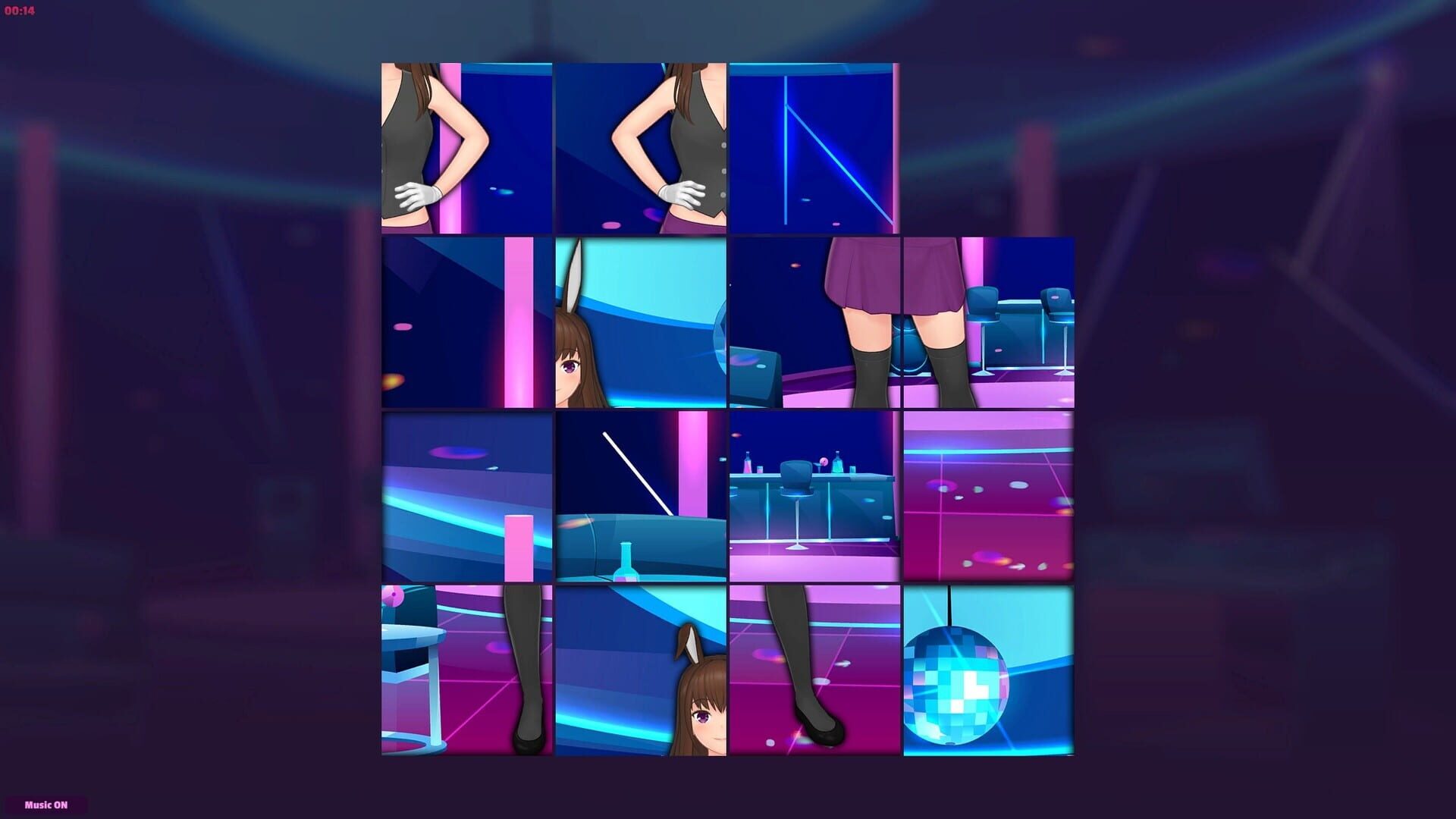 HotGirls Sliding Puzzle screenshot 1