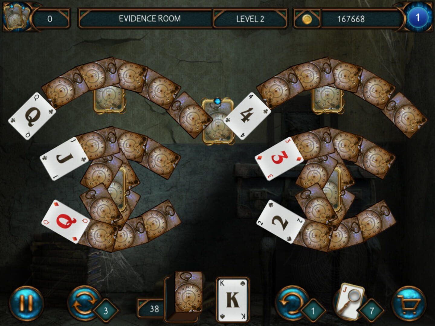 Detective Solitaire: The Ghost Agency screenshot 1