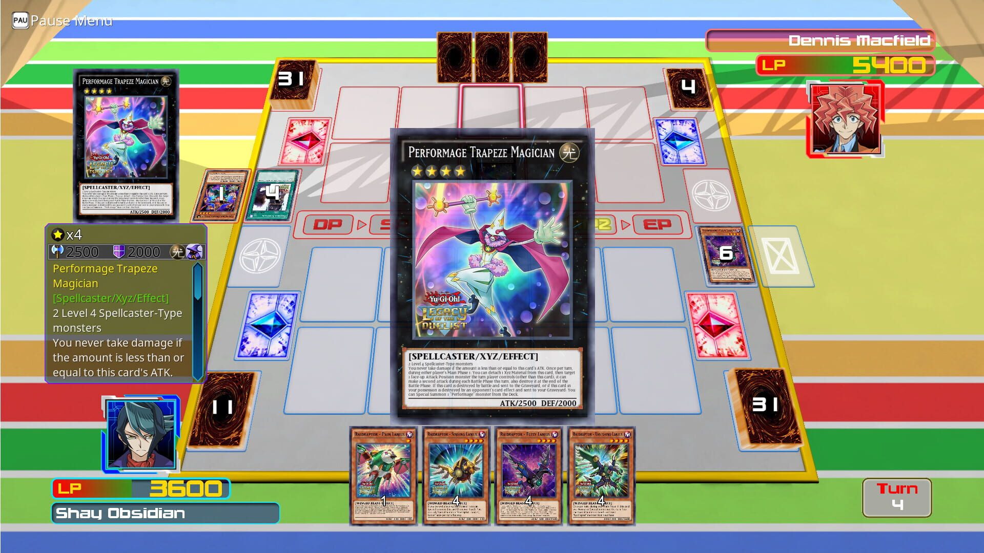 Yu-Gi-Oh! Legacy of the Duelist: Arc-V - Shay vs Dennis screenshot 1