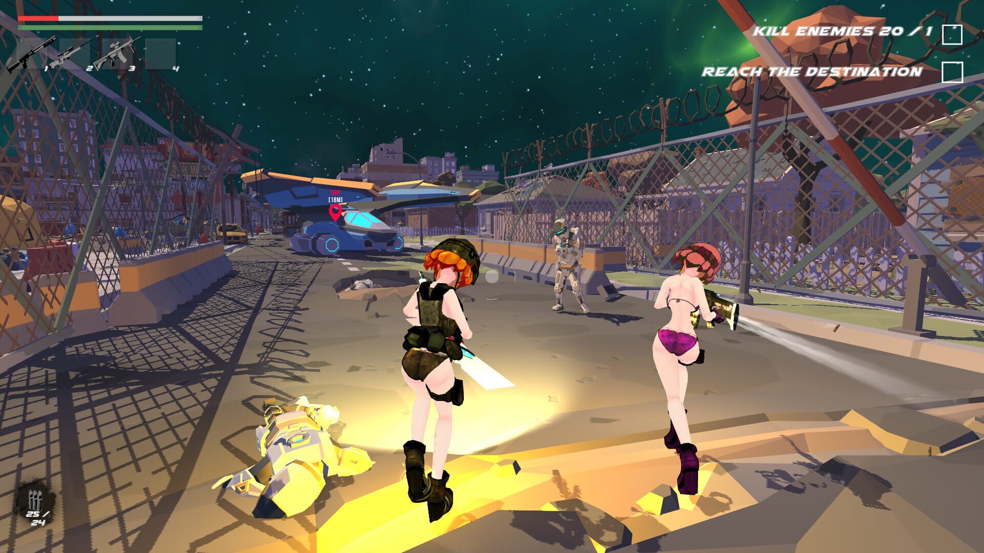 Space Runner: Anime screenshot 1
