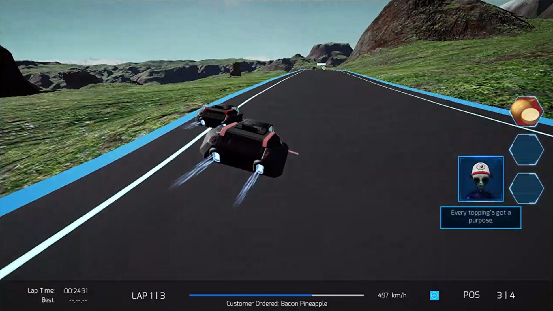 Smugglers of Cygnus: Cygnus Pizza Race screenshot 1
