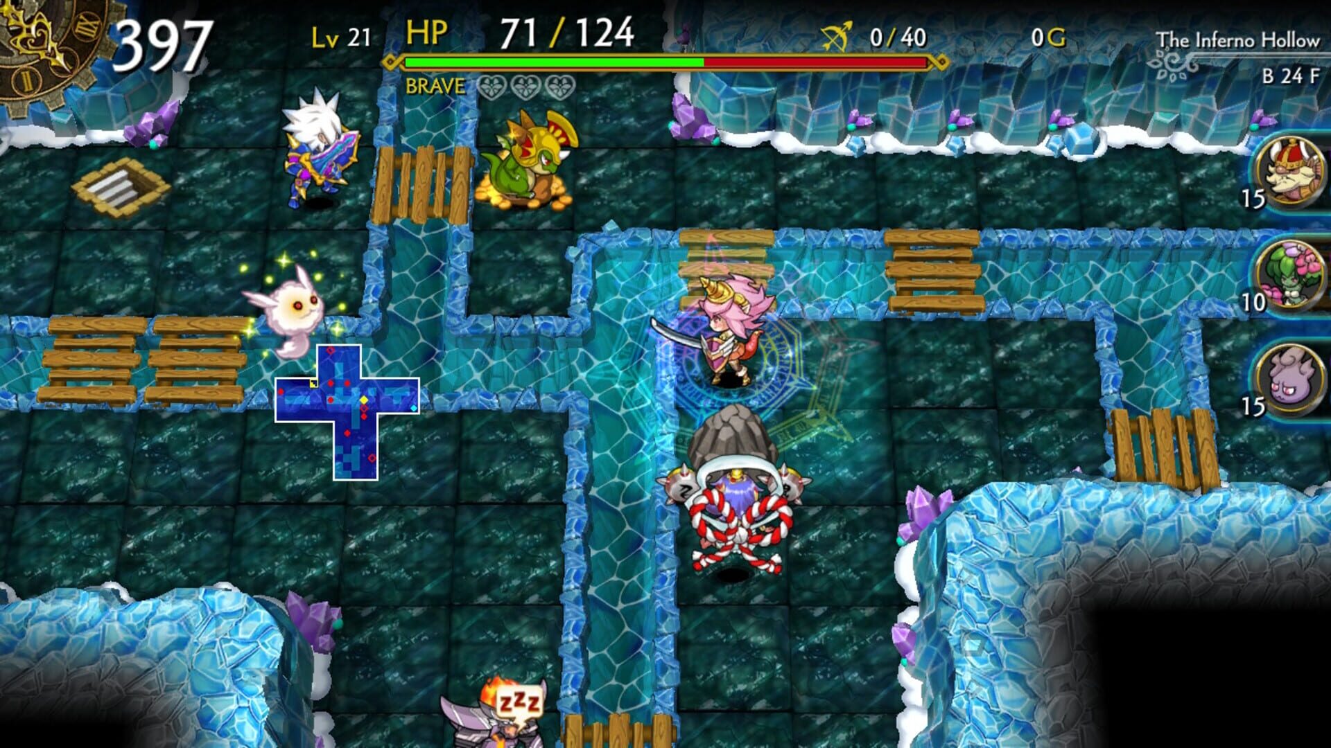 Dragon Fang Z: The Rose & Dungeon of Time - Extra Dungeon: The Inferno Hollow screenshot 1