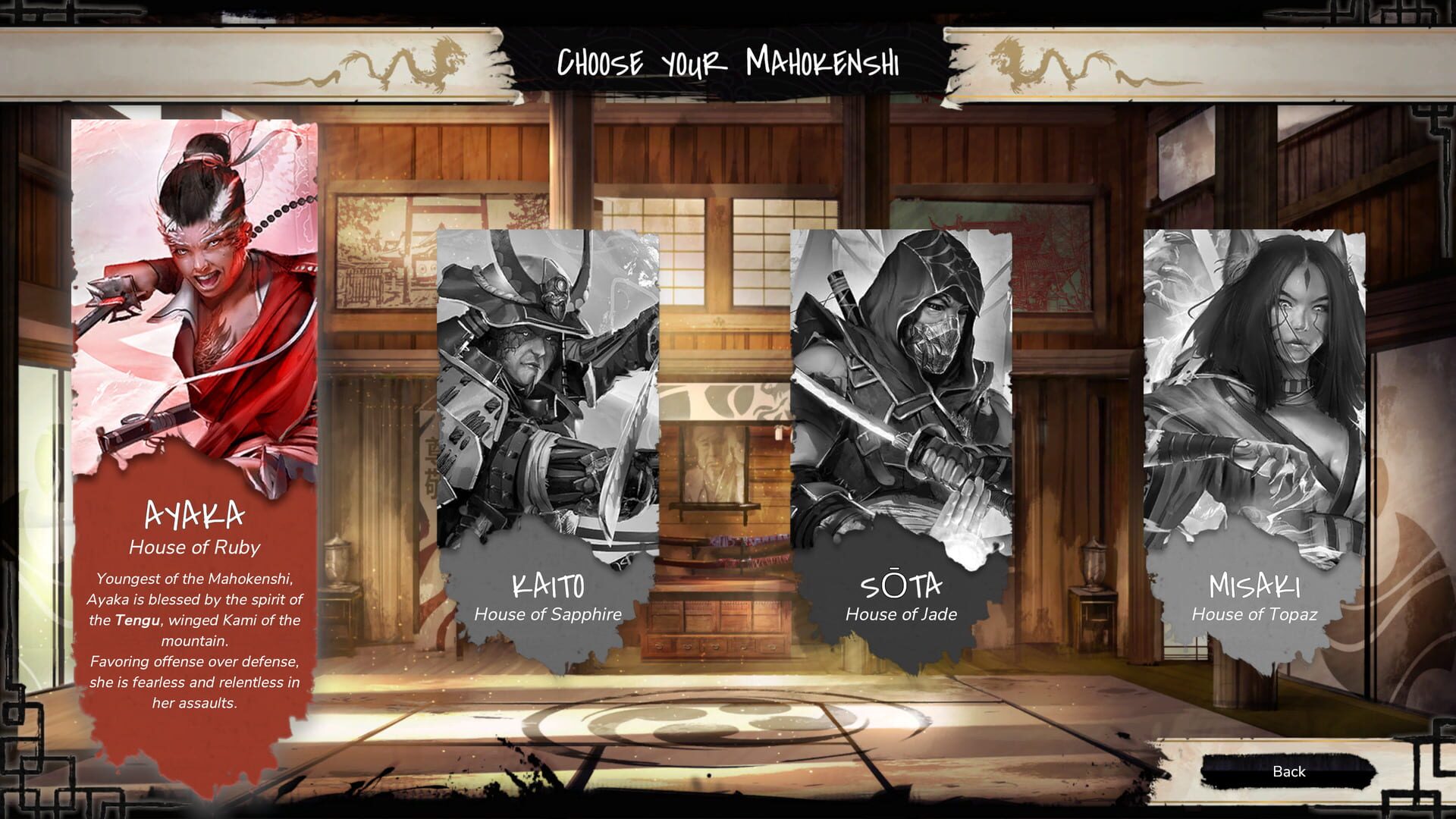 Mahokenshi - The Samurai Deckbuilder screenshot 1