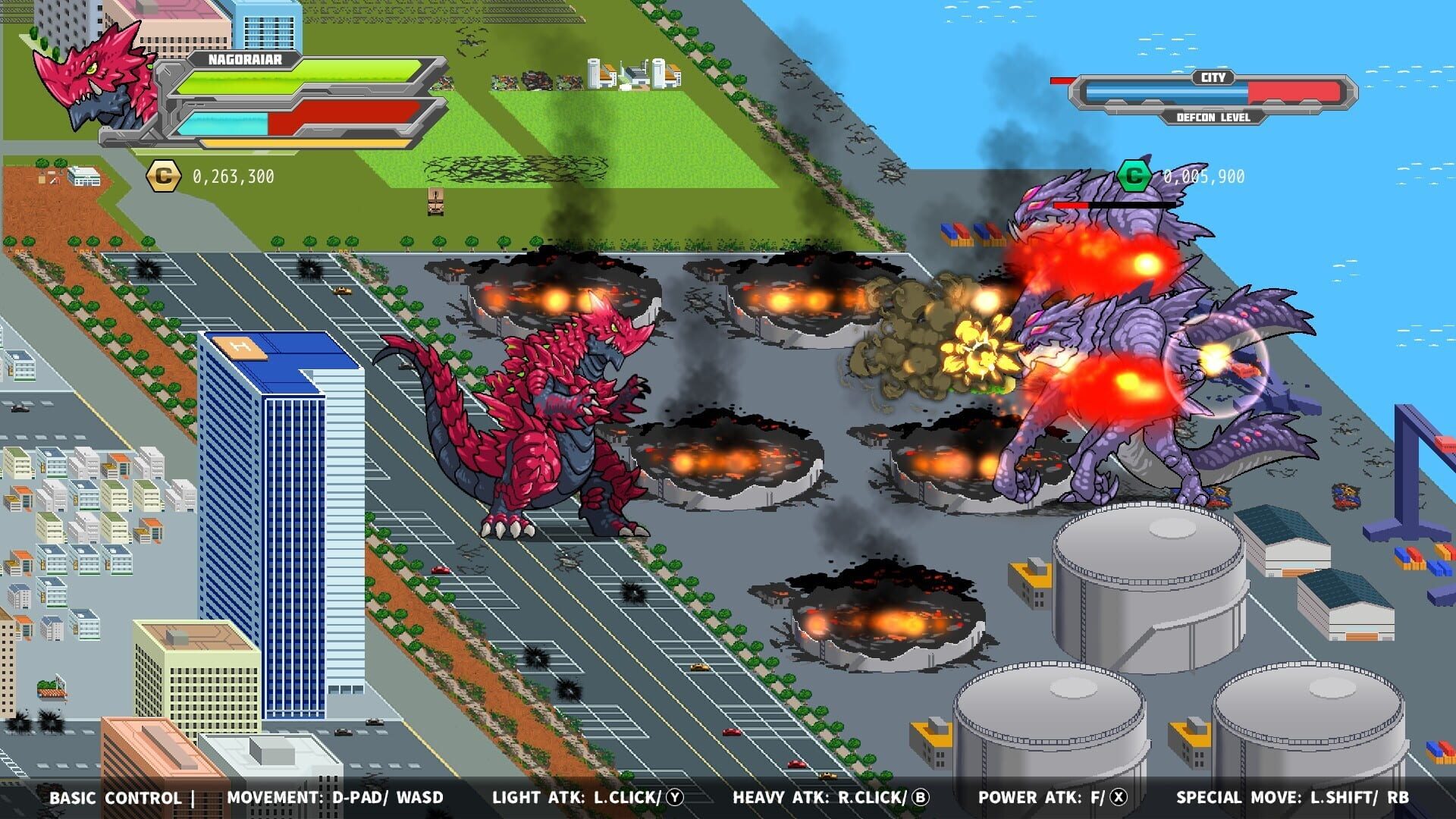 Daikaiju Daikessen: Versus screenshot 1