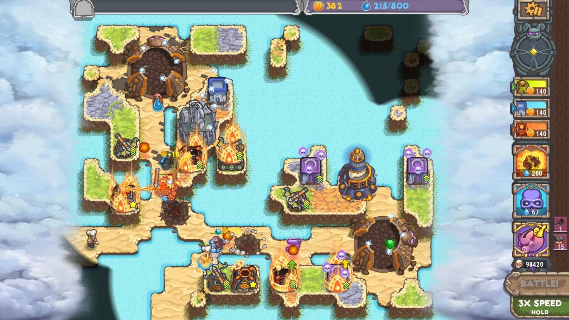 Cursed Treasure 2: Ultimate Edition - Tower Defense screenshot 1