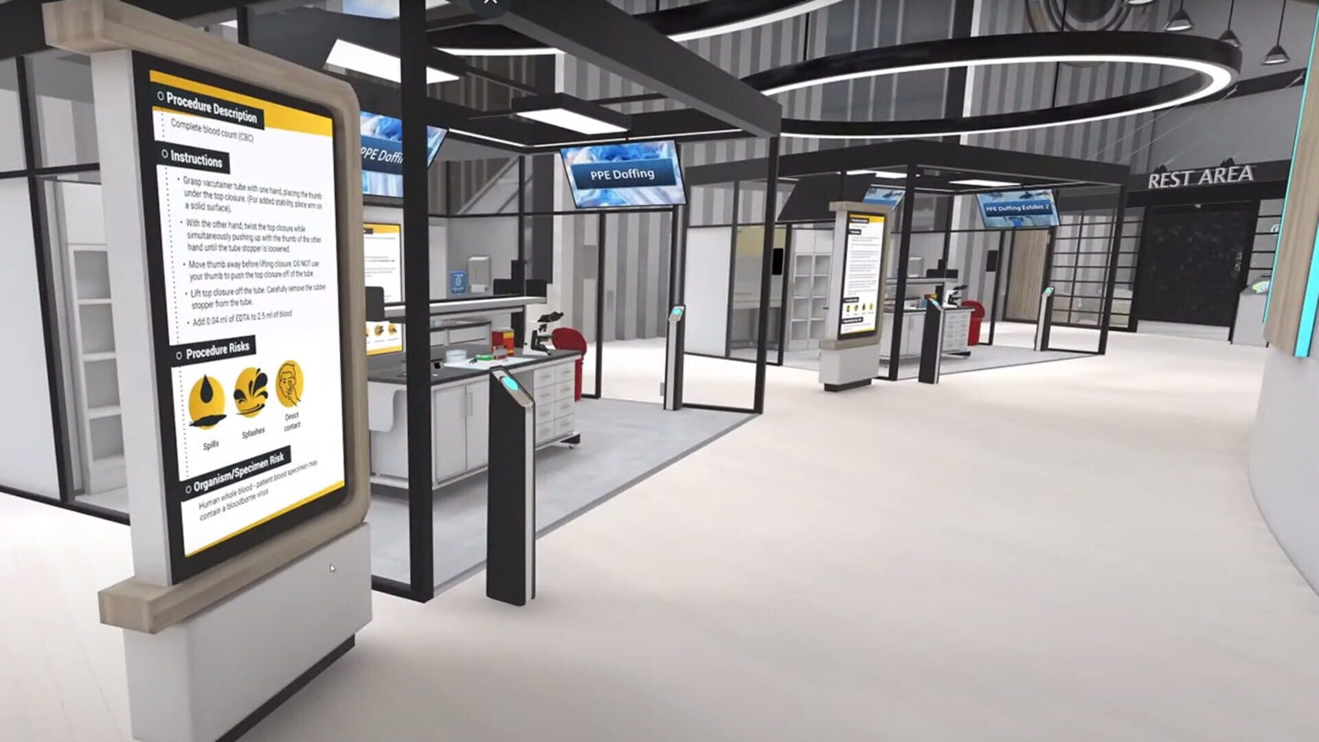 LabTrainingVR: Personal Protective - Equipment Edition screenshot 1
