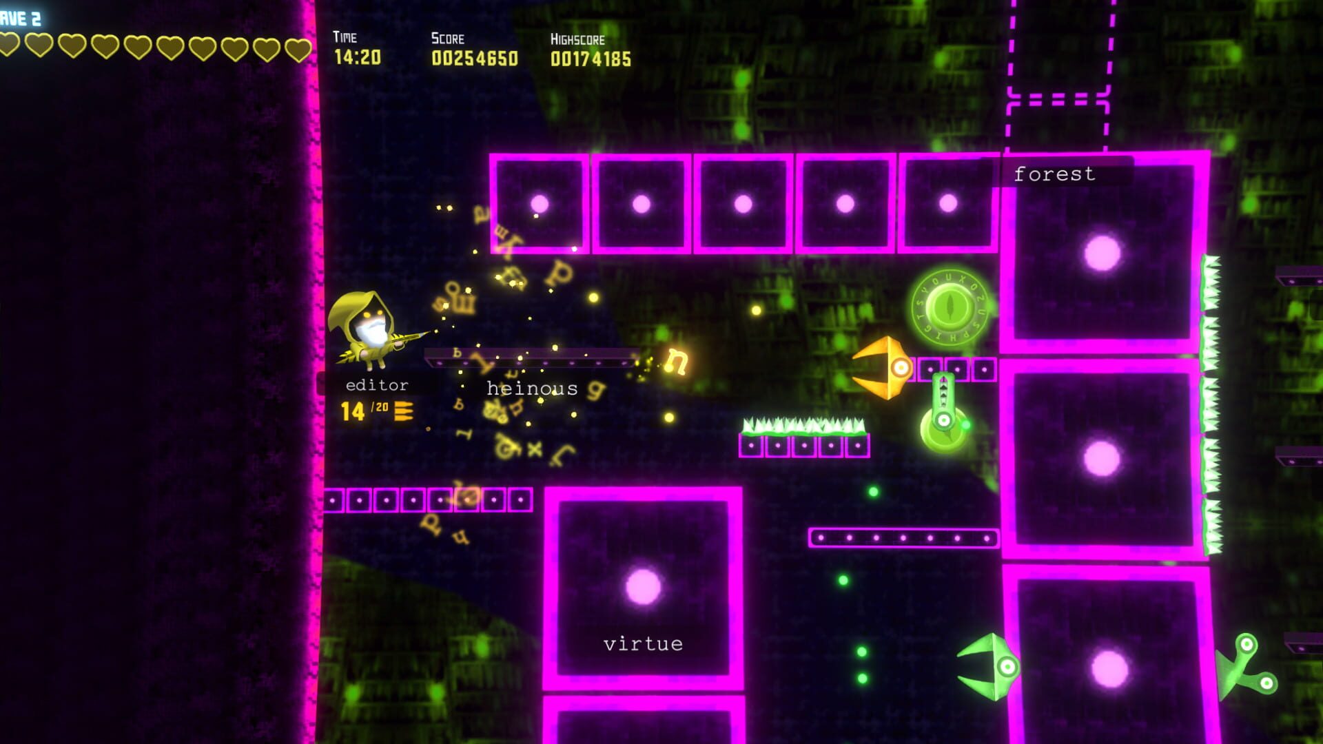 Typomancer in the Feather's Way screenshot 1