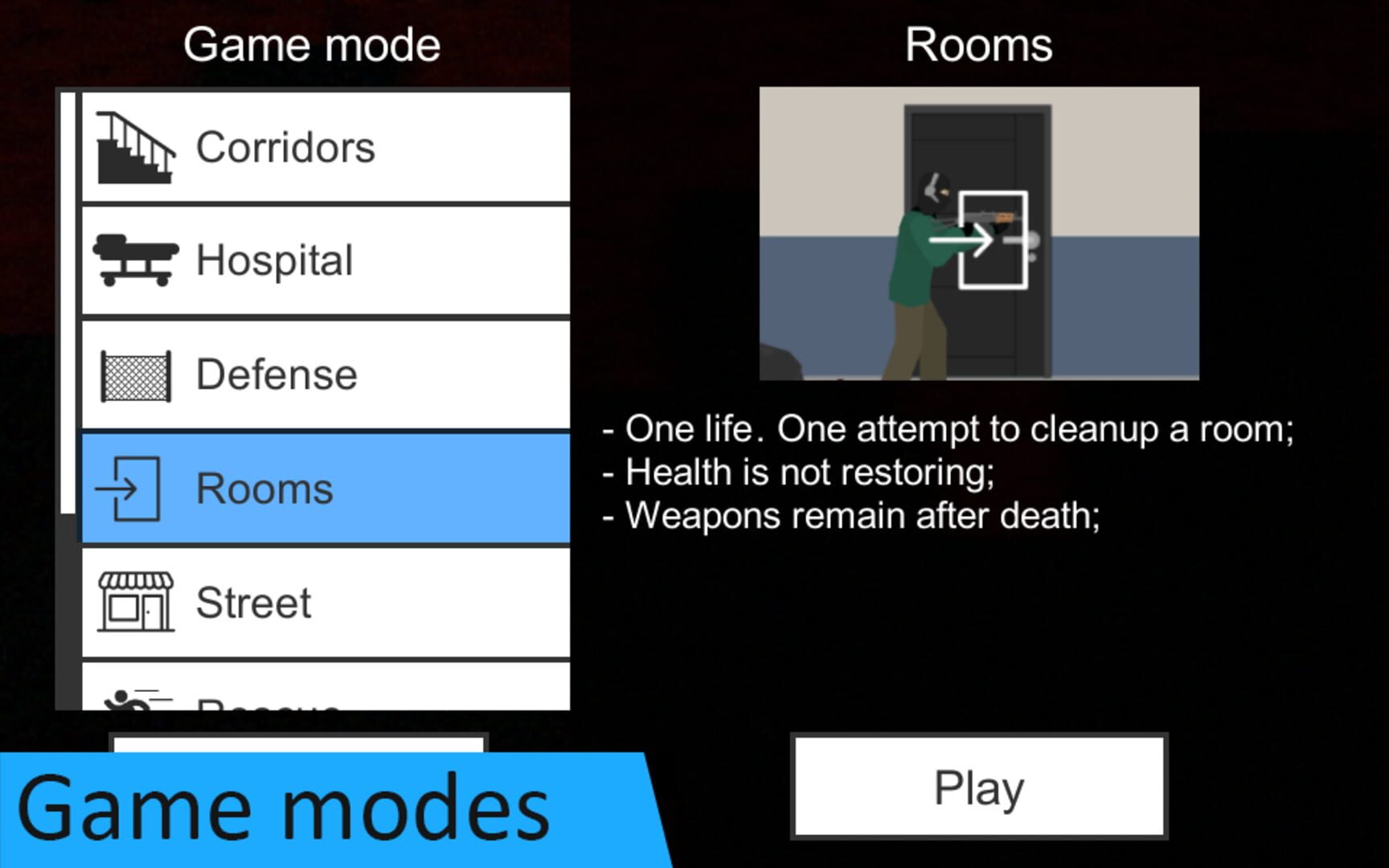 Flat Zombies: Cleanup & Defense screenshot 1