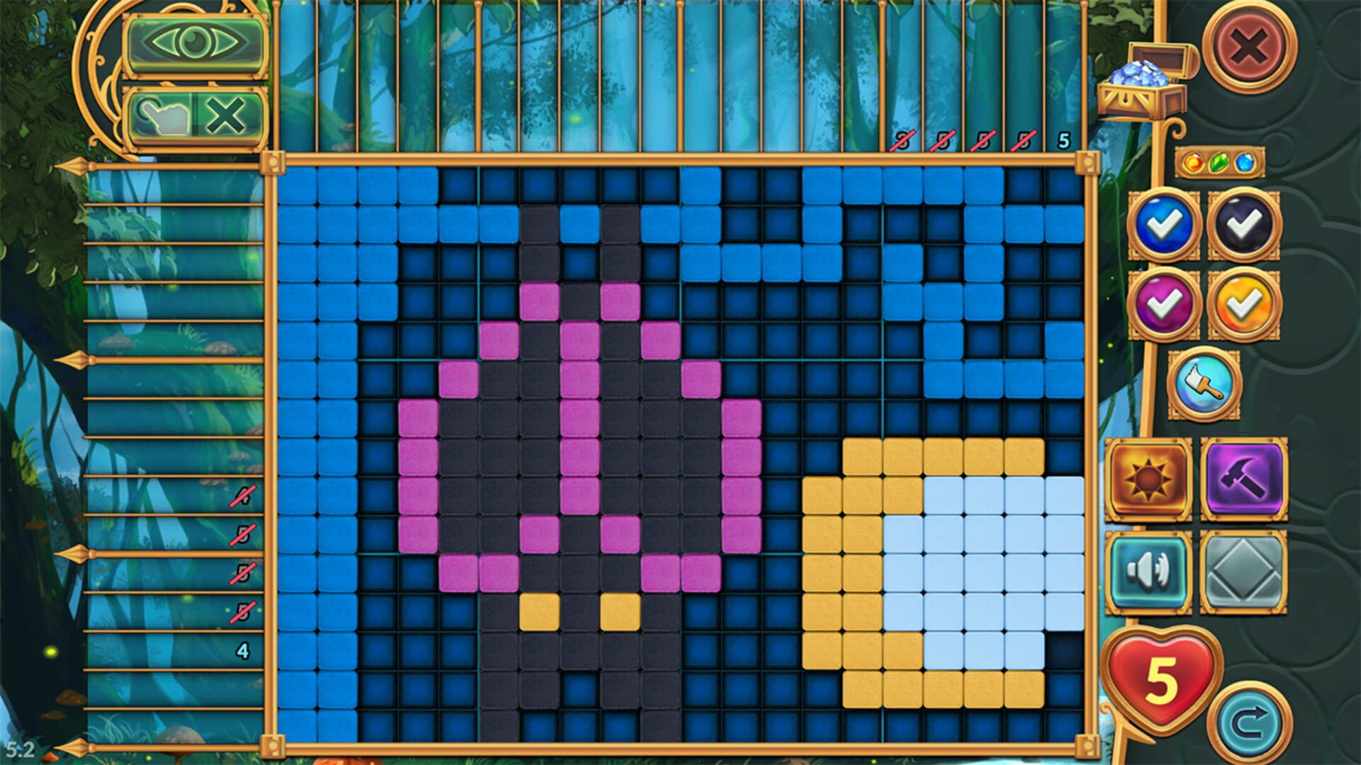 Legendary Mosaics: The Dwarf and the Terrible Cat screenshot 1