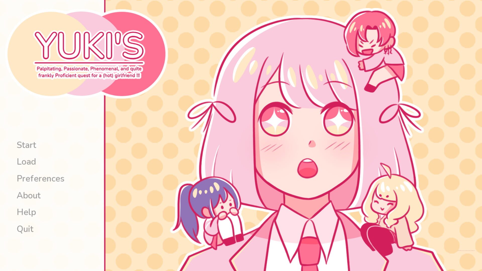 Yuki’s Palpitating, Passionate, Phenomenal, and Quite Frankly Proficient Quest for a Hot Girlfriend!!! screenshot 1