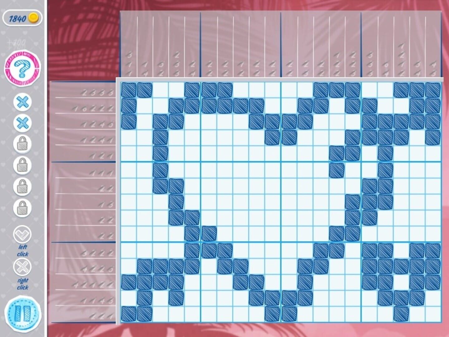 Valentine's Day Griddlers screenshot 1