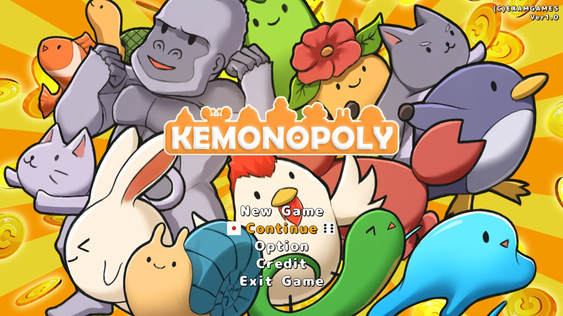 Kemonopoly screenshot 1