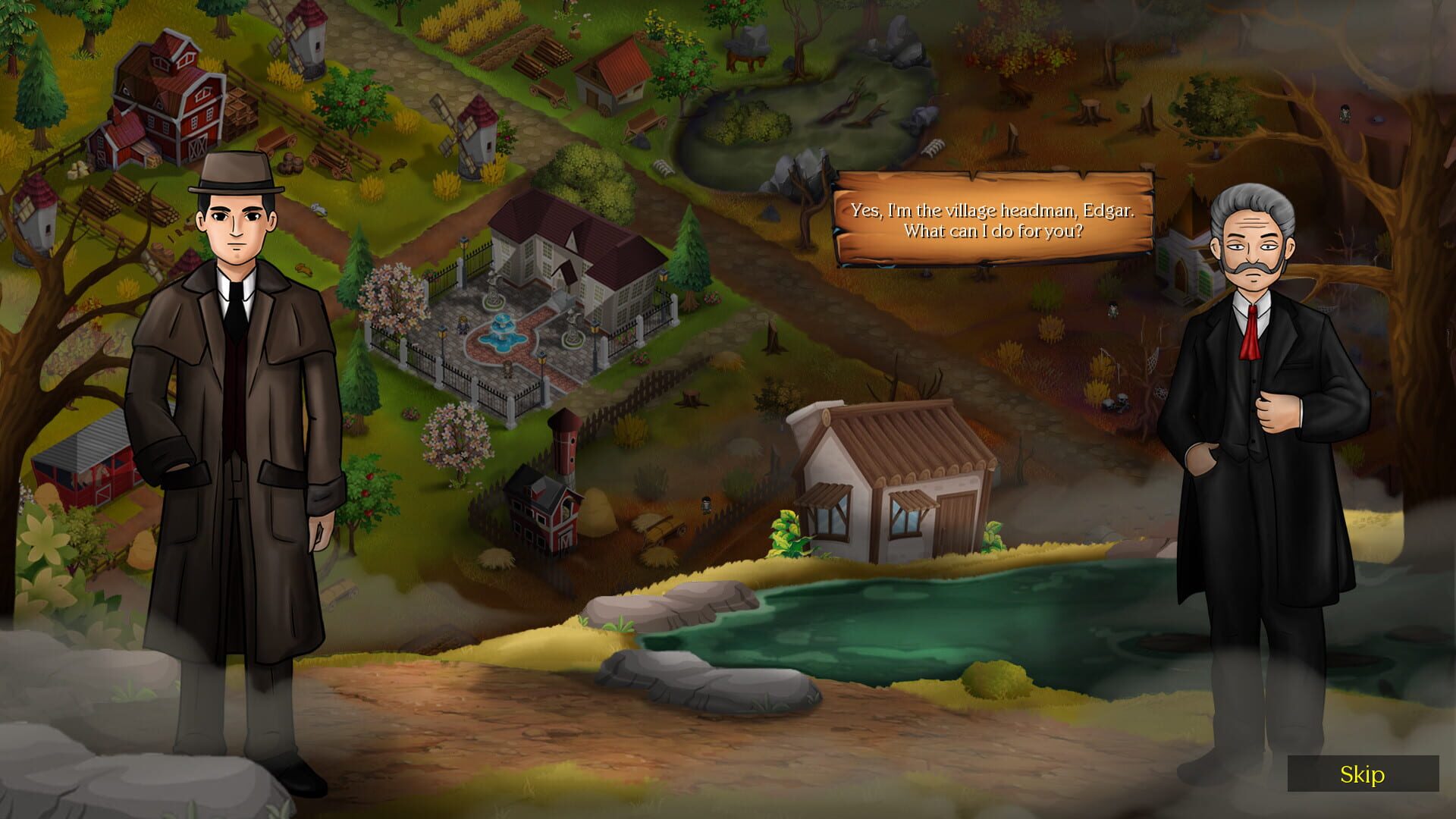 Gaslamp Cases 2: The Haunted Village screenshot 1