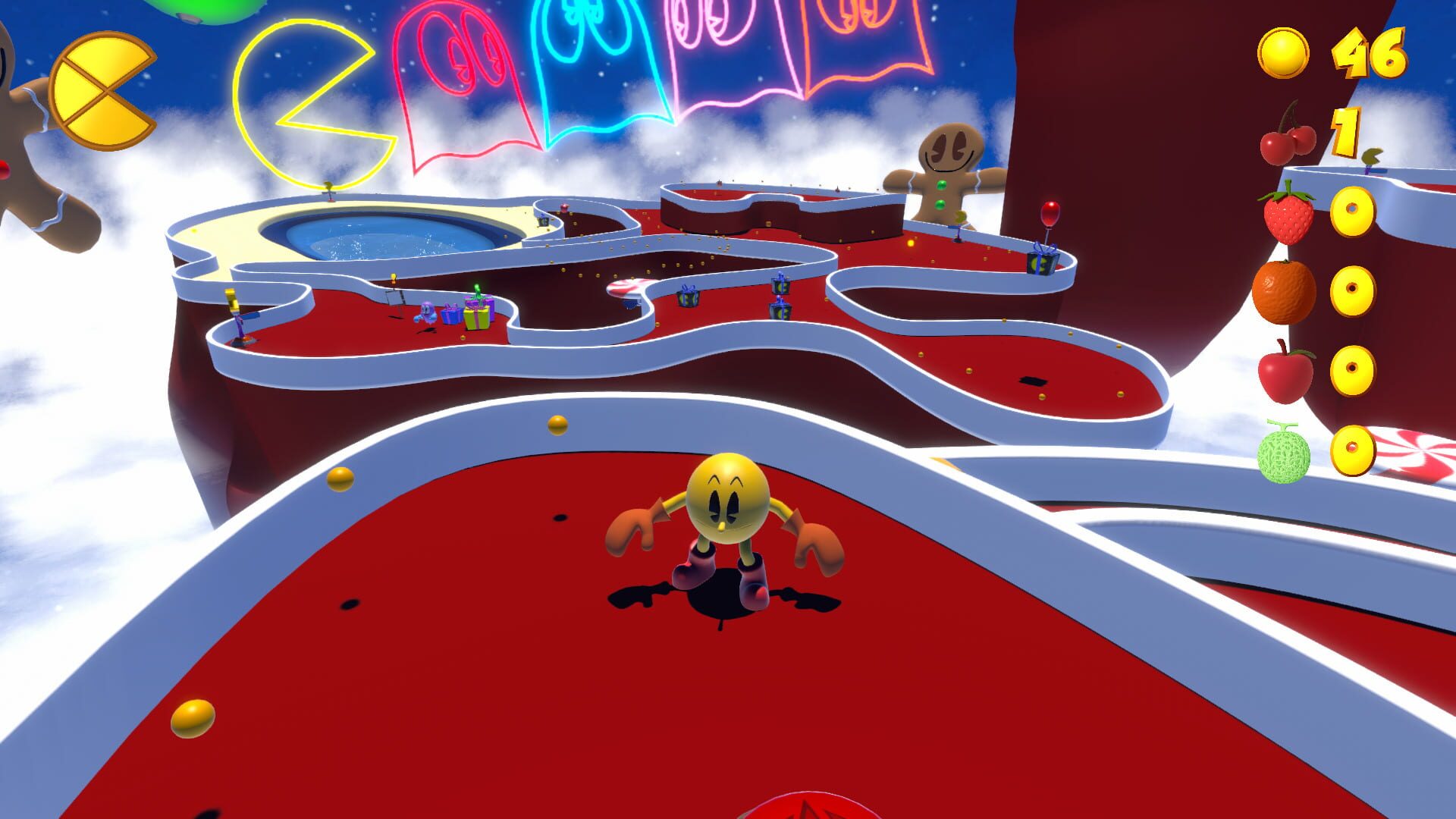 Pac-Man Palace: Festive Folleys screenshot 1