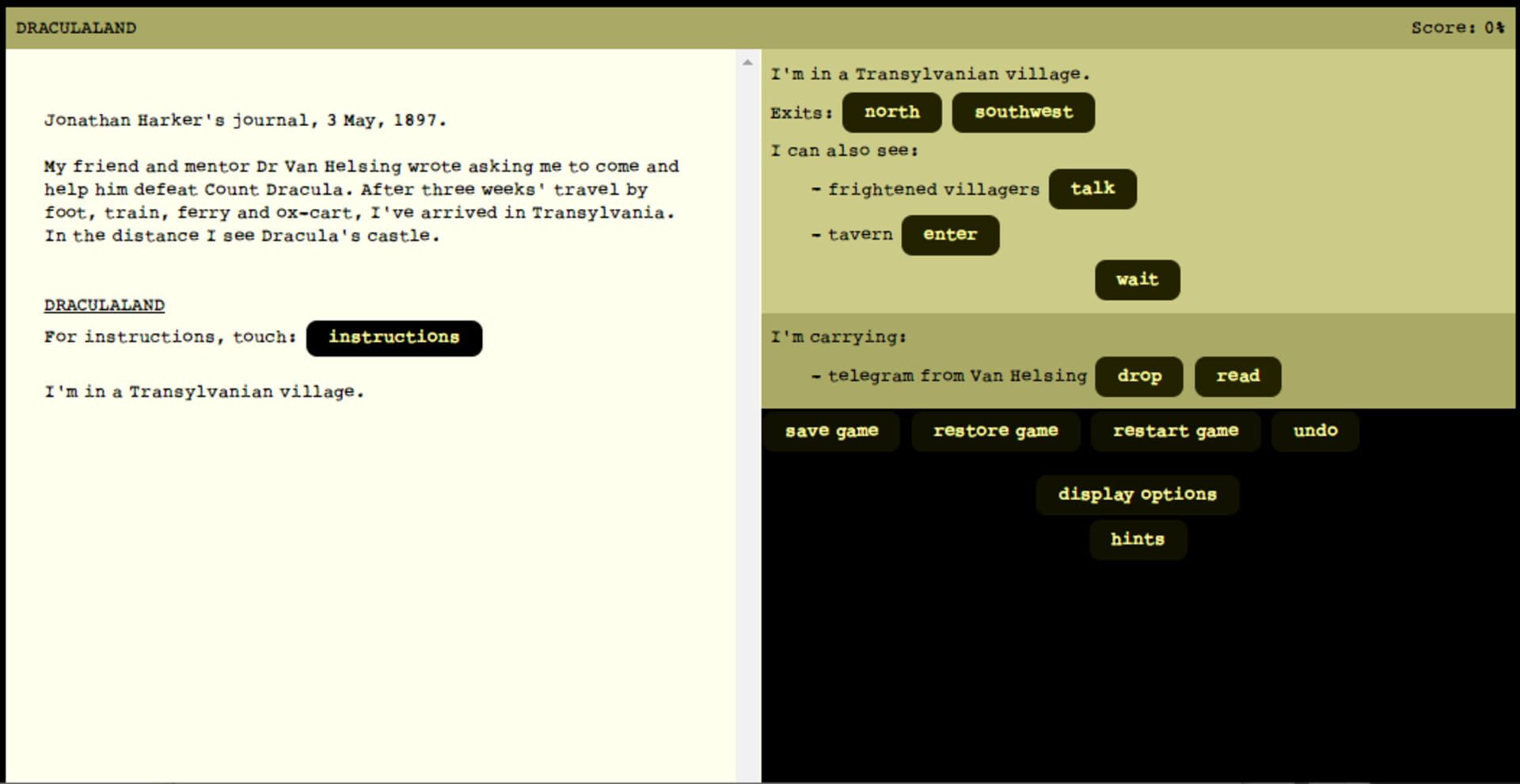 Draculaland screenshot 1