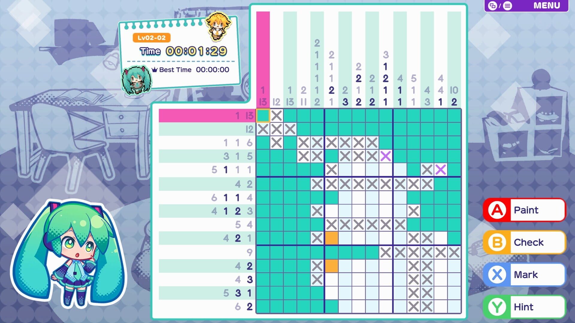 Hatsune Miku Logic Paint S screenshot 1