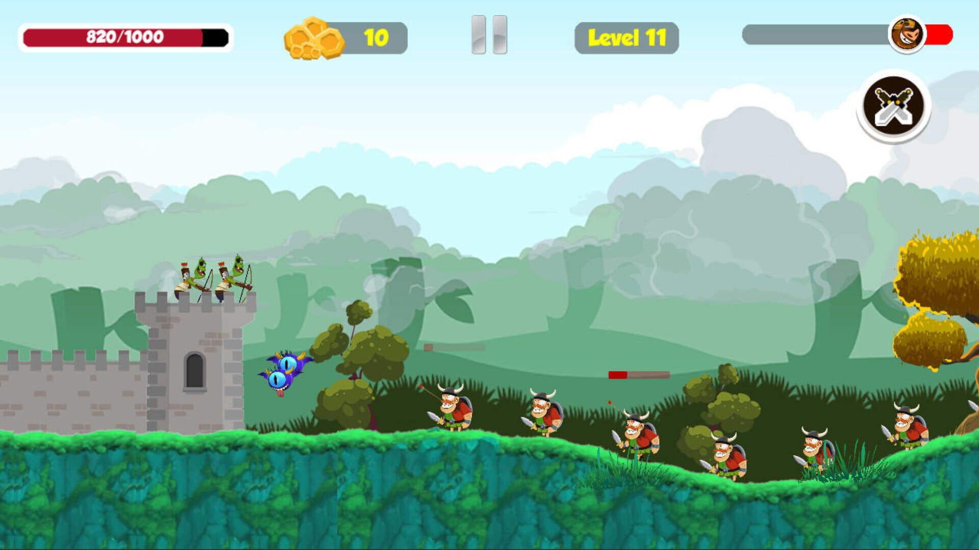Cartoon Tower Defense screenshot 1