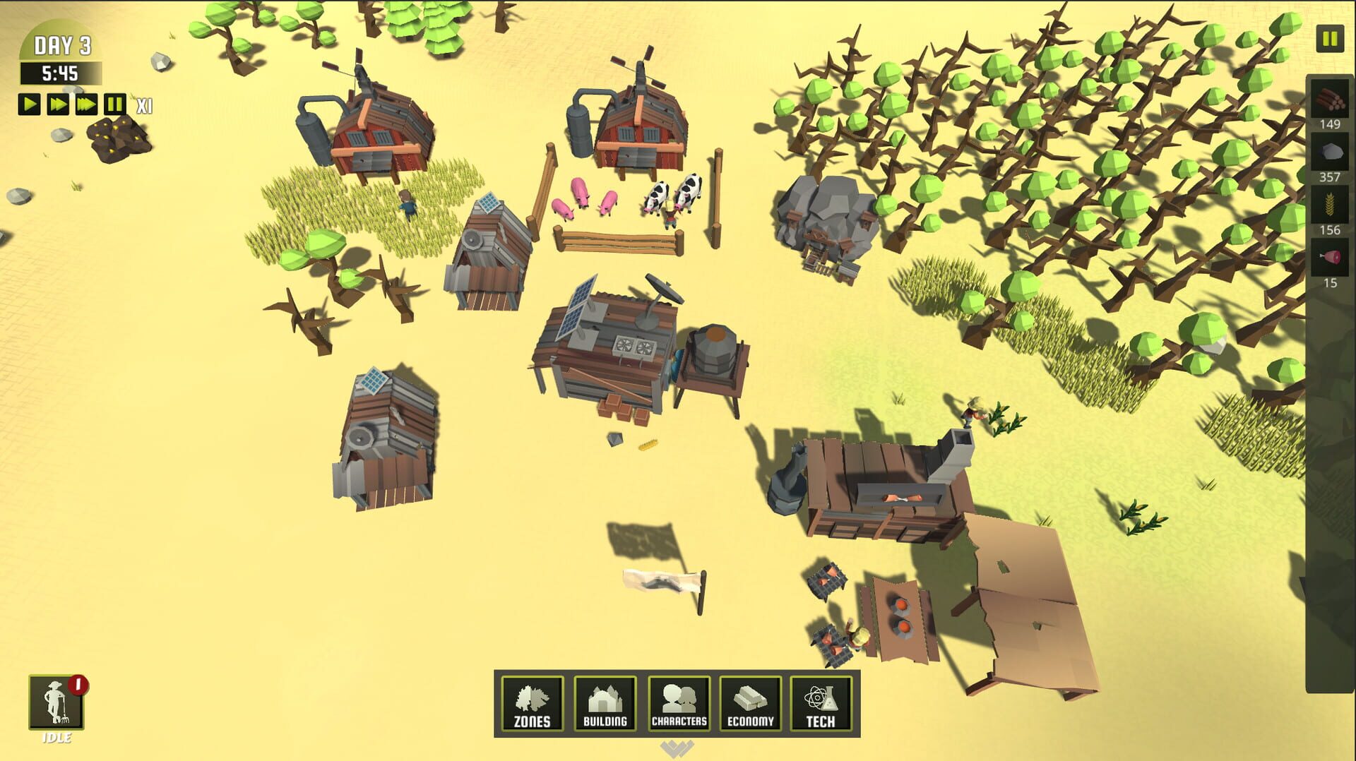 Colony Simulator screenshot 1