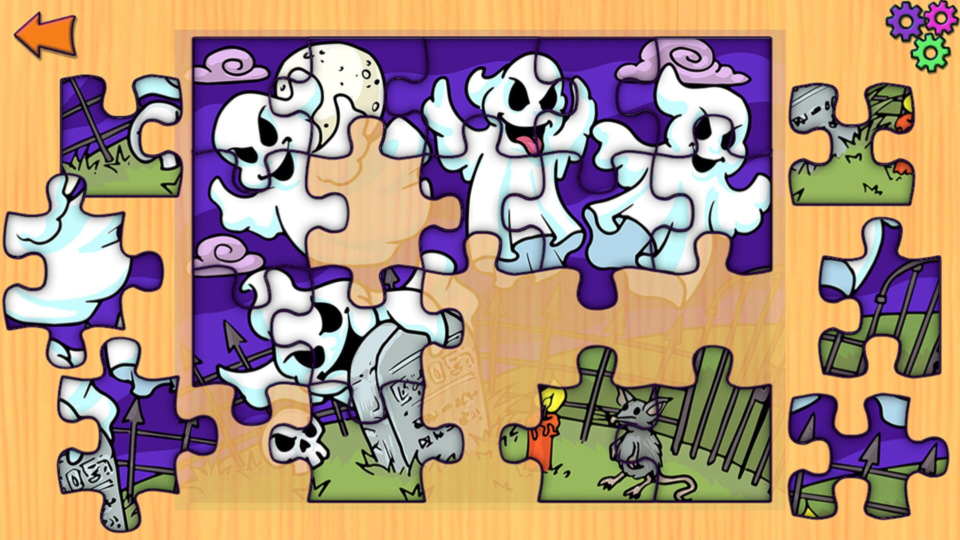 Halloween Jigsaw Puzzles: Puzzle Game for Kids & Toddlers screenshot 1