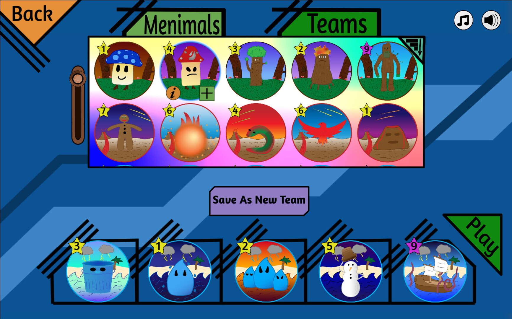Menimals screenshot 1