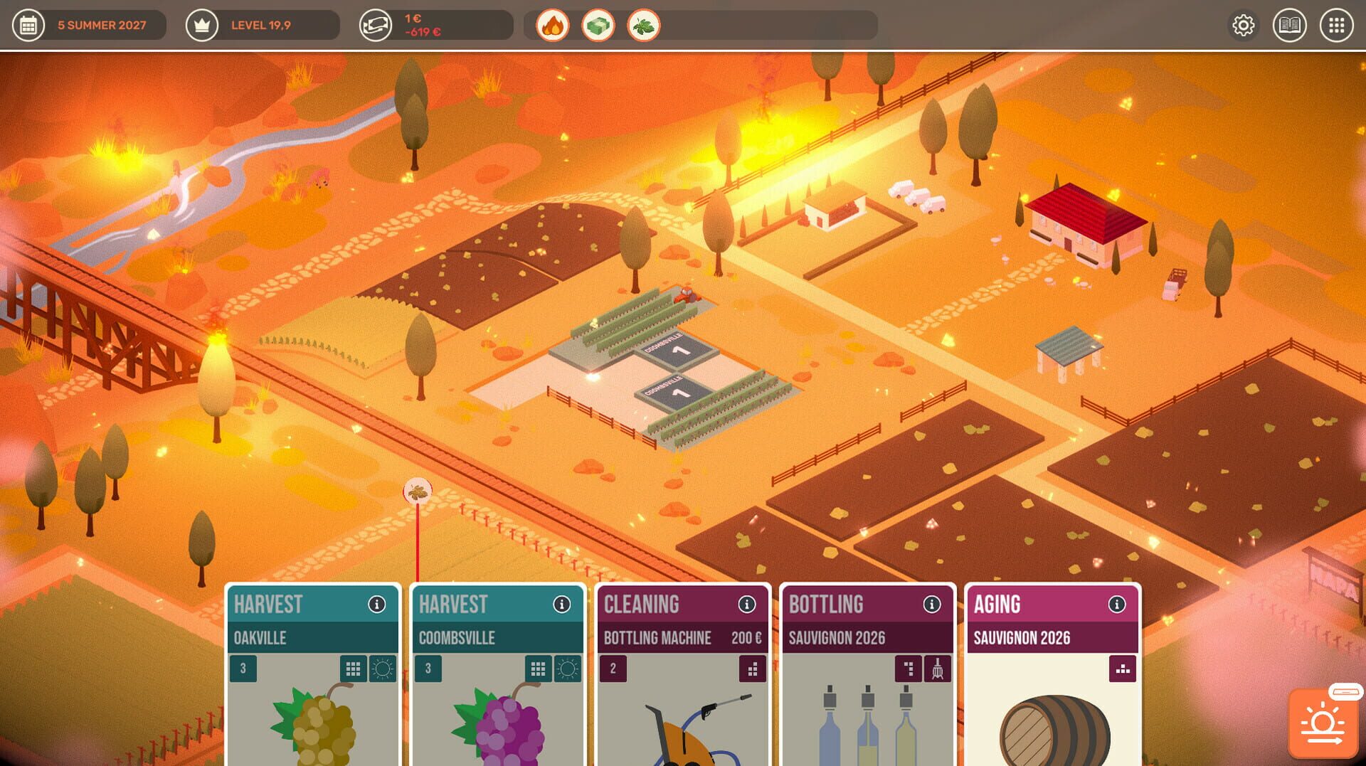 Hundred Days: Napa Valley screenshot 1