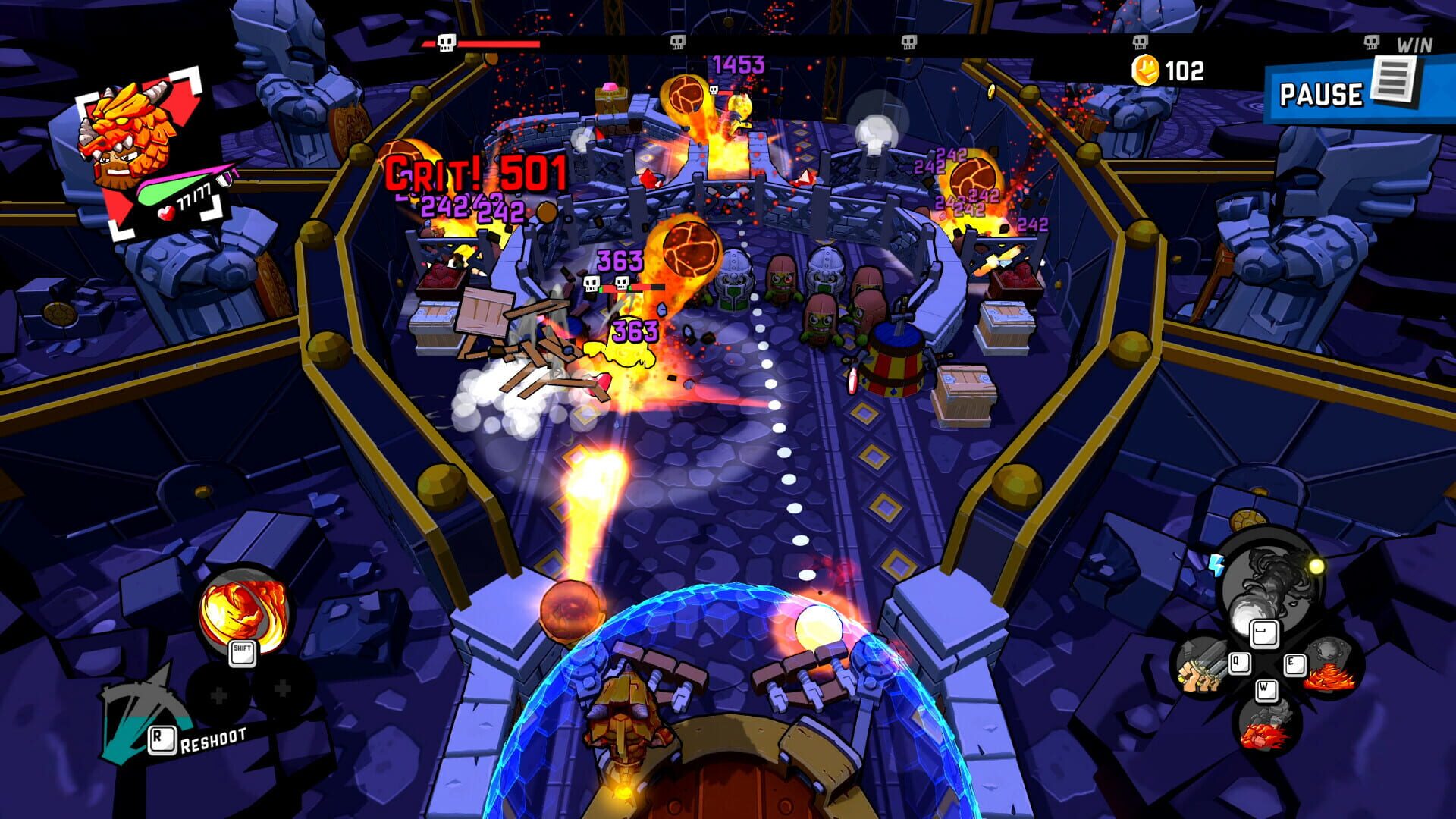 Zombie Rollerz: Pinball Heroes screenshot 1