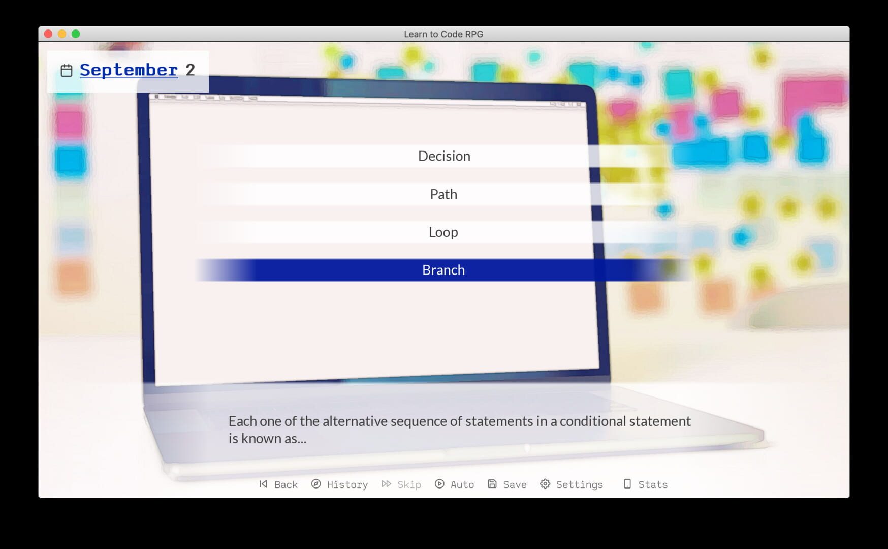 Learn to Code RPG screenshot 1