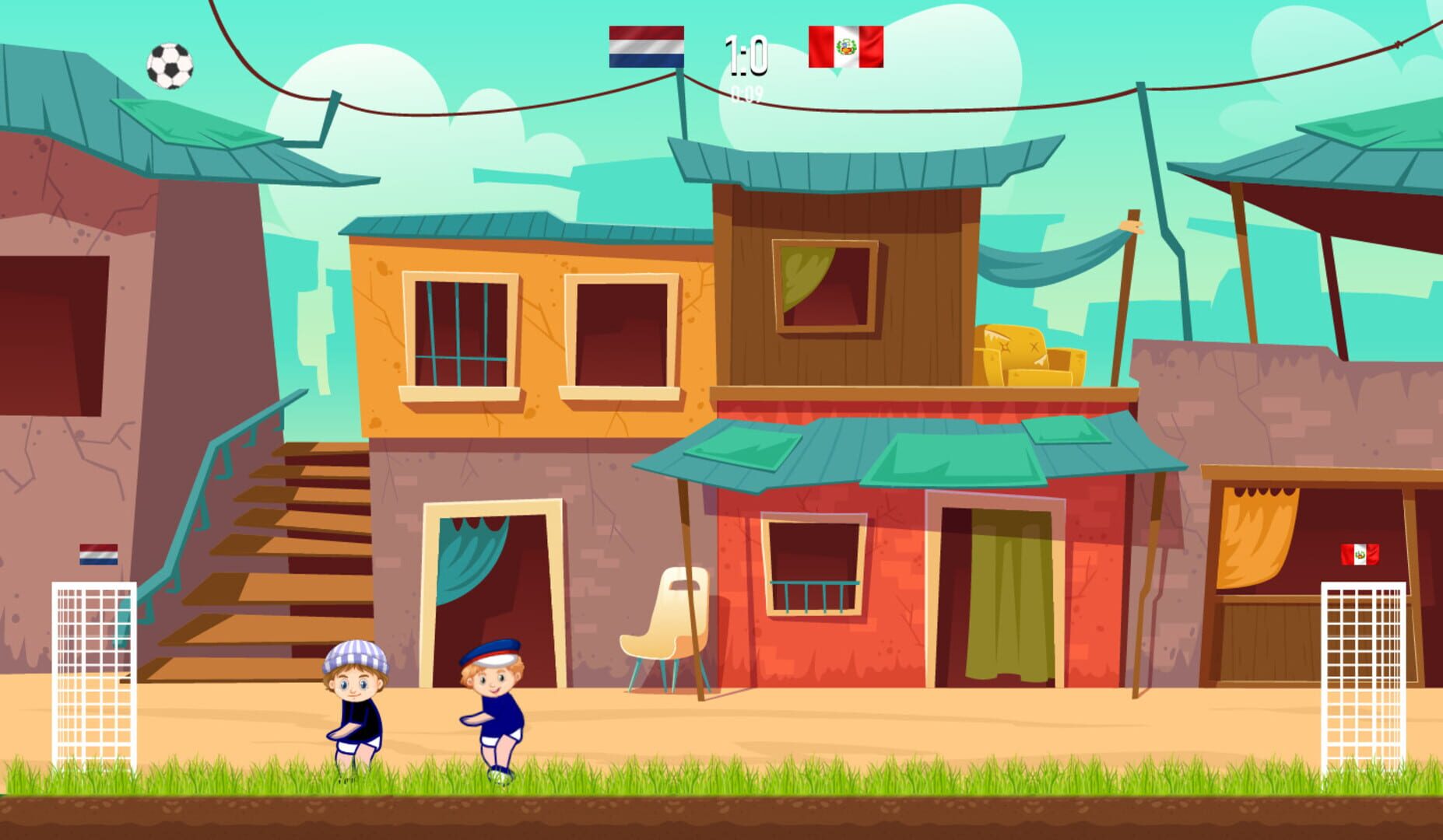 Funny Street Football screenshot 1