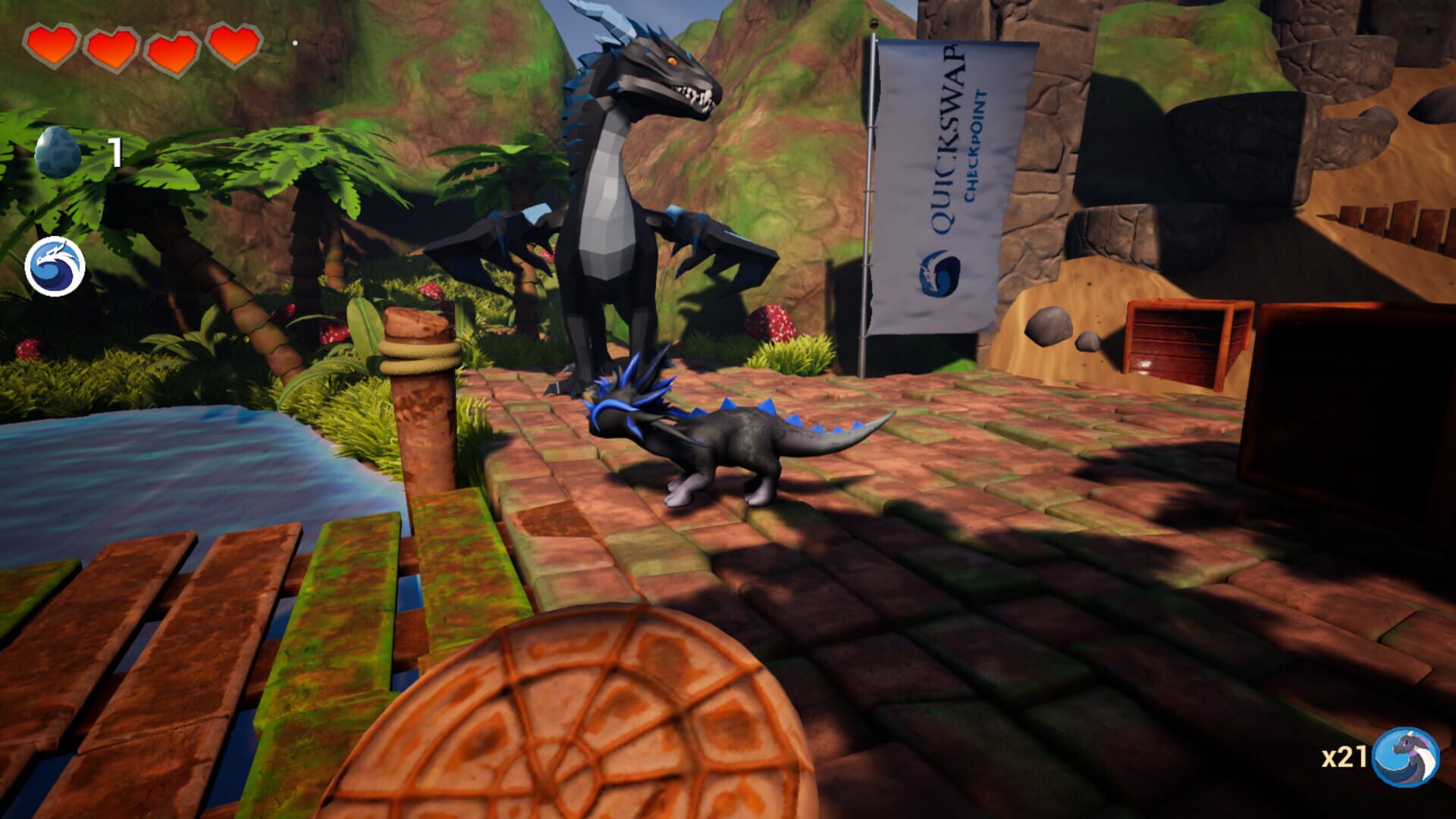 Babyquick: Adventure of the Moon Dragon screenshot 1