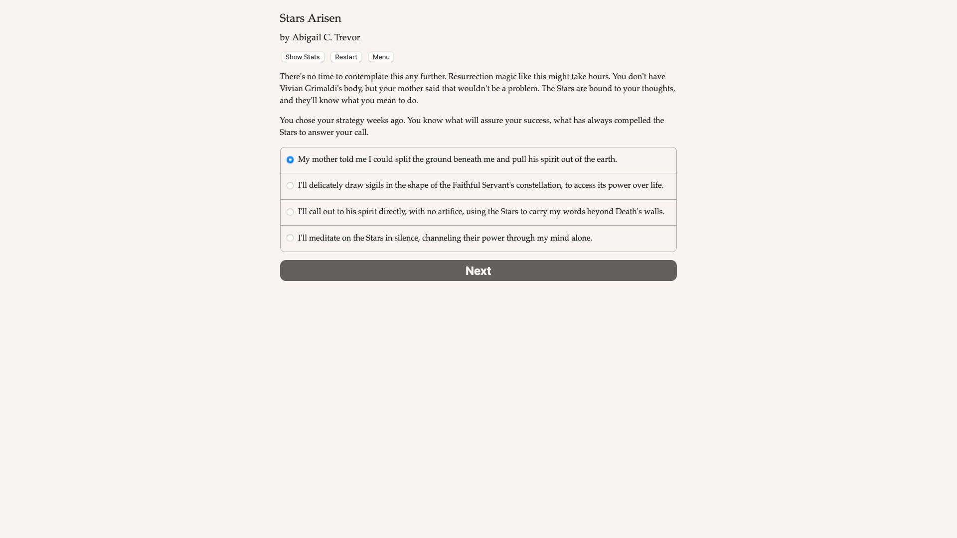 Stars Arisen screenshot 1