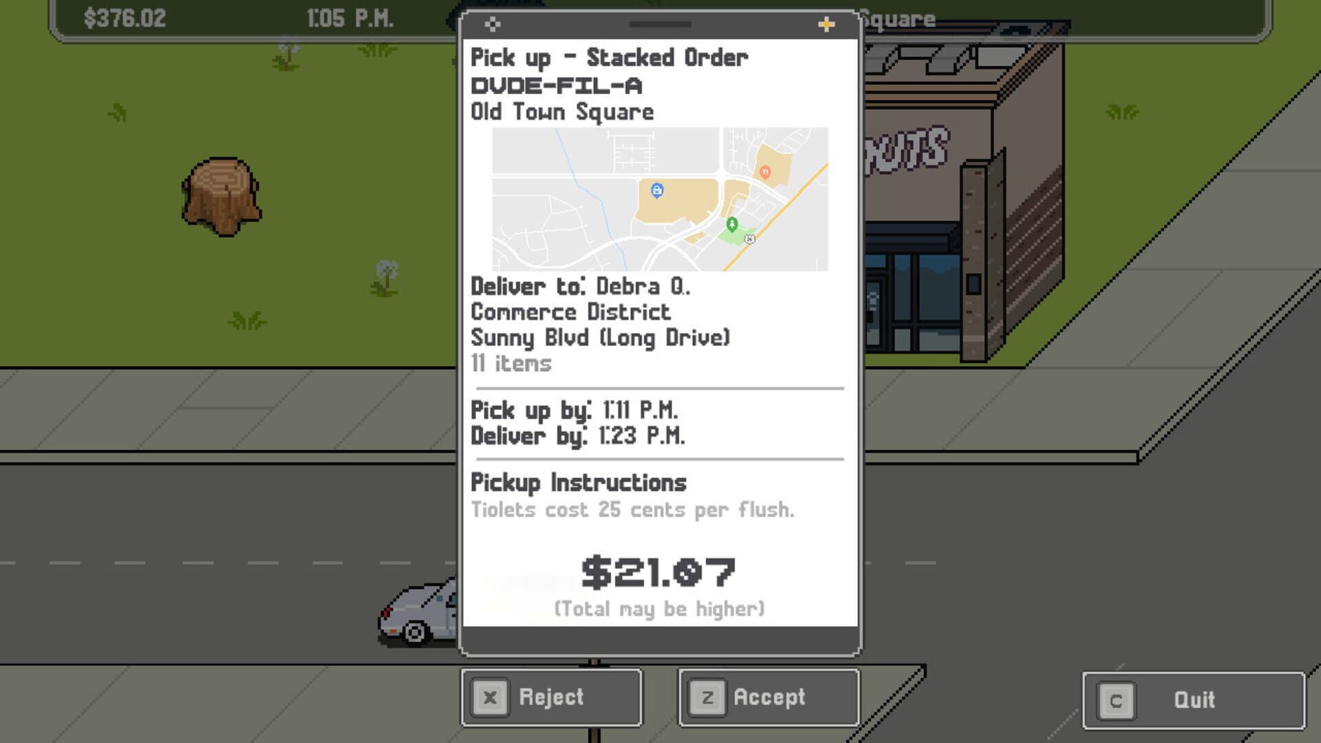 GrubDash Driver: Food Delivery Driver Simulator screenshot 1